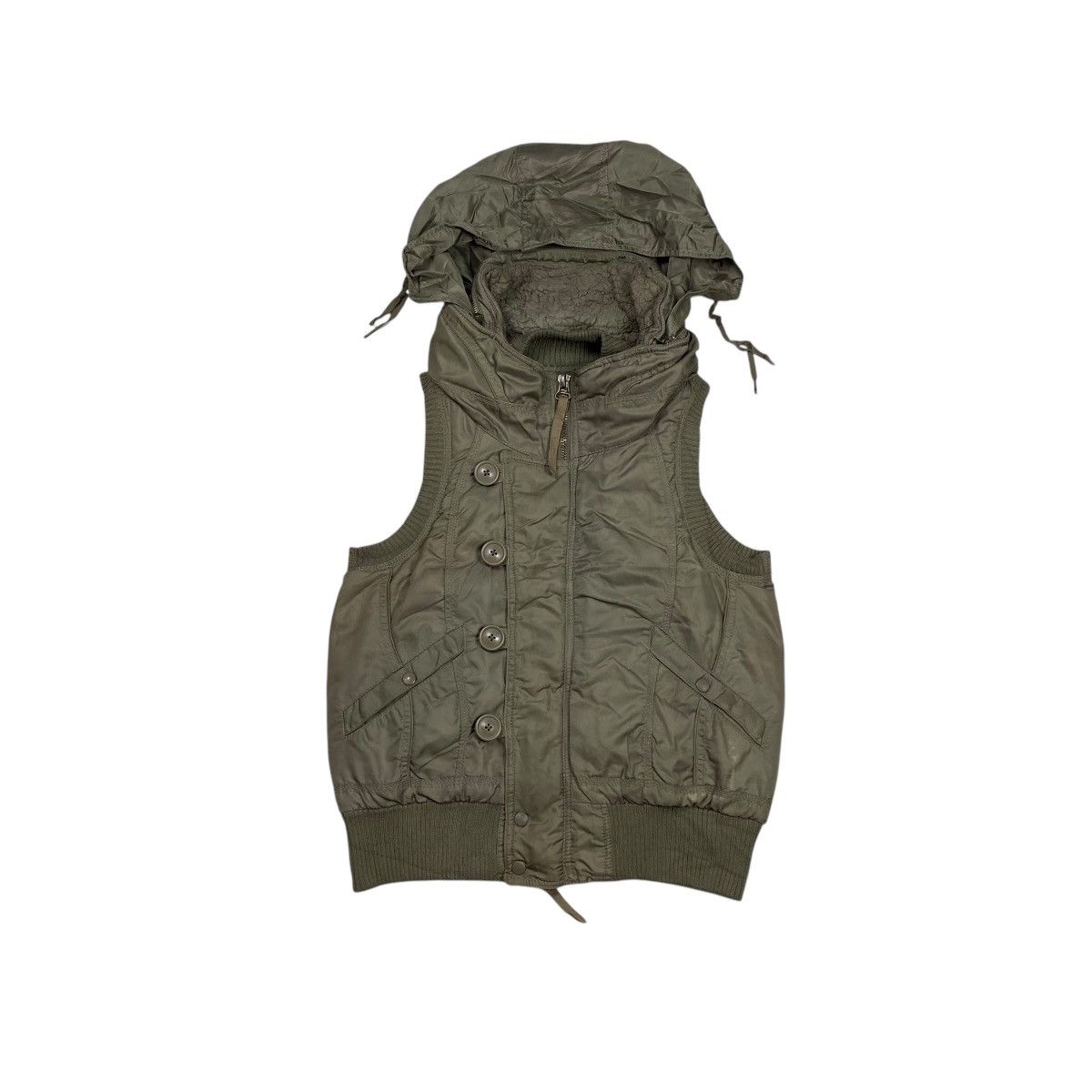 If Six Was Nine × Japanese Brand × Le Grande Bleu (L.G.B.) GOA Bono Cyber Military Vest Size US M / EU 48-50 / 2 - 2 Thumbnail