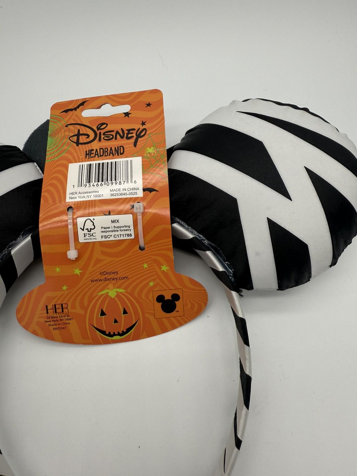 Disney Disney Minnie Mouse Ears Halloween Mummy Headband Vacation Size ONE SIZE - 7 Thumbnail