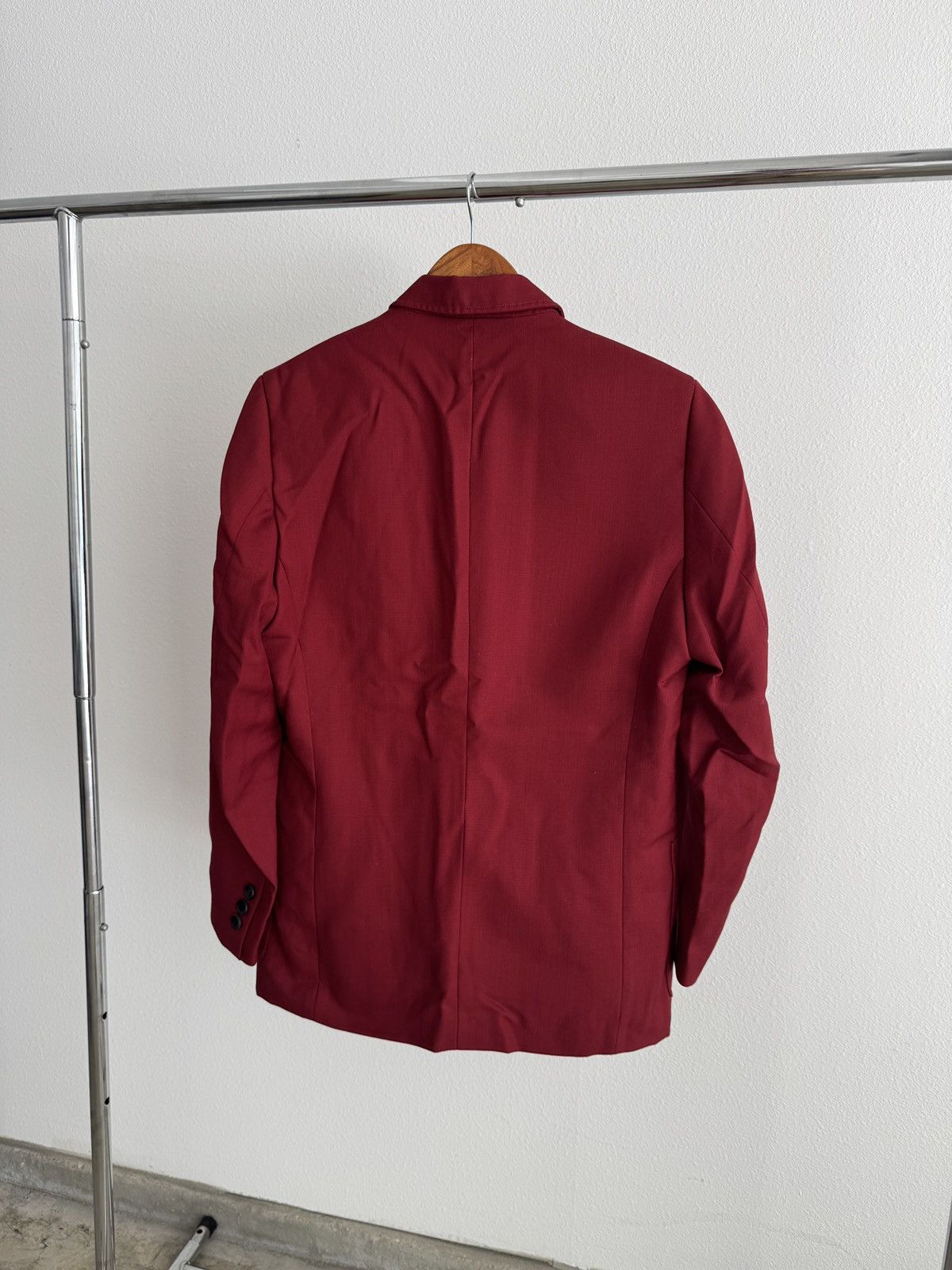 Second/Layer Throwing Fits Collab Wine Red Blazer Size 48R - 2 Thumbnail
