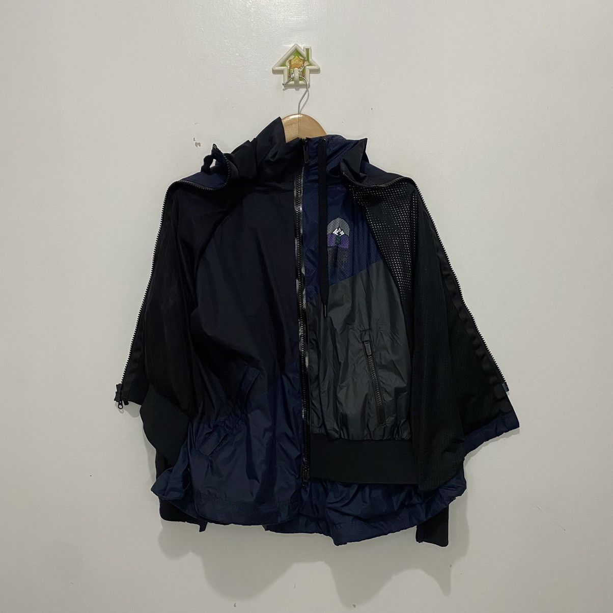 Nike × Sacai Nike Sacai Hooded Anorak Splicing Jacket Size US S / EU 44-46 / 1 - 6 Thumbnail
