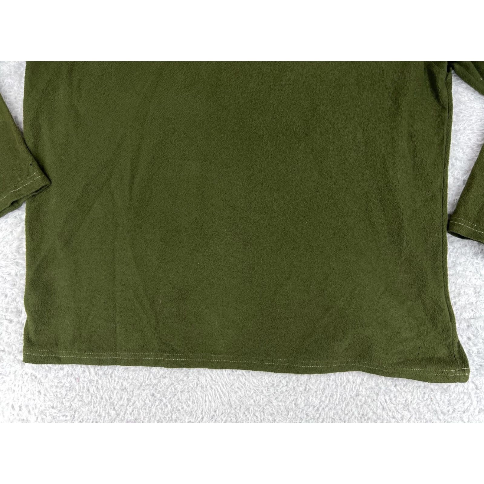 Habitat Habit Men 1/4 Zip Pullover Sweatshirt Camouflage Green XL Fleece Mock Neck Sports Outdoor Shirt Size US XL / EU 56 / 4 - 6 Thumbnail