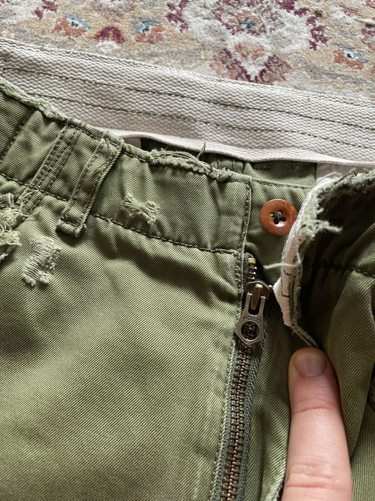 Polo Ralph Lauren Type-1 Polo Ralph Lauren Military Cargo Shorts USA Distresed Size US 32 / EU 48 - 8 Thumbnail