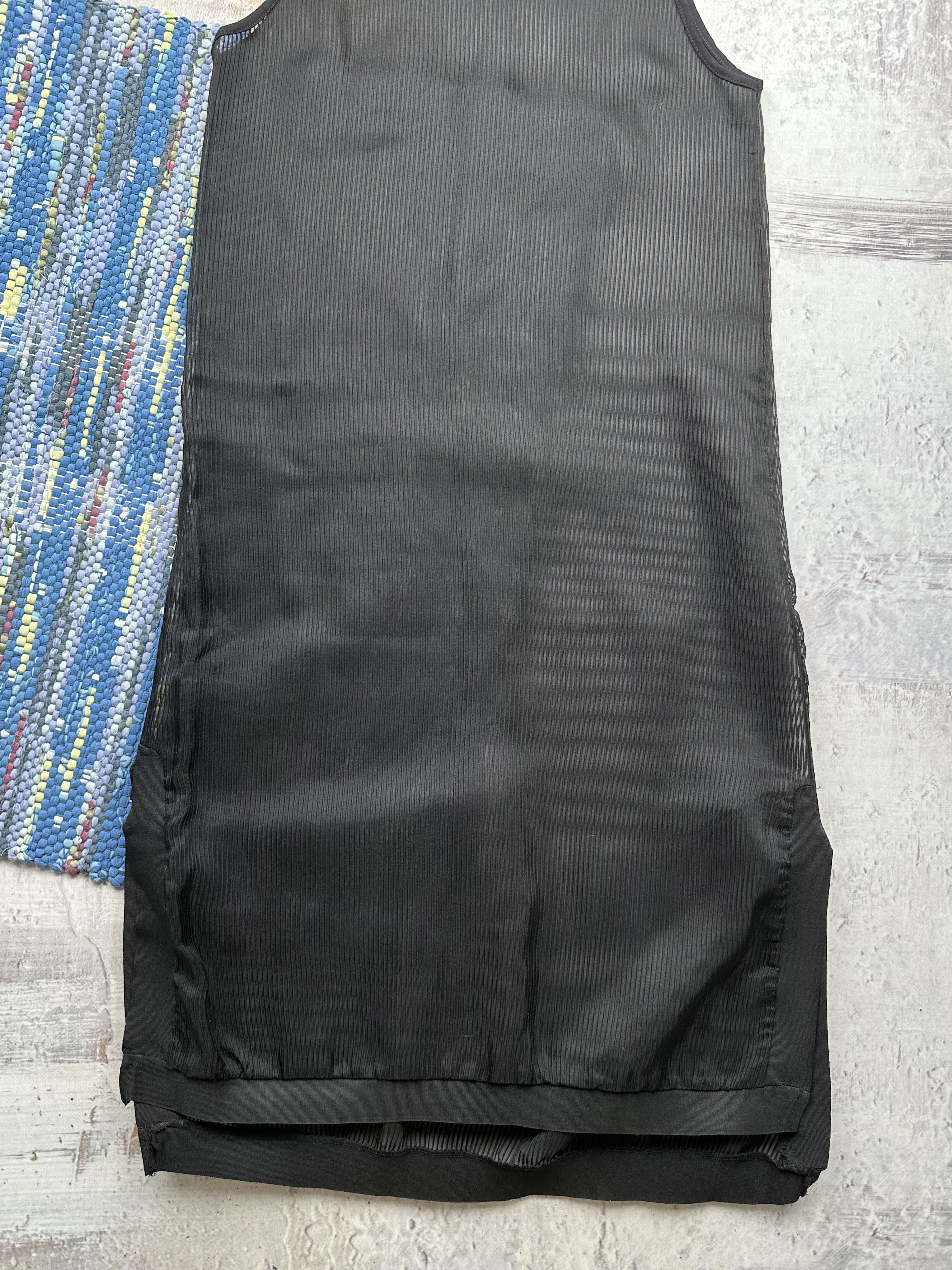 Japanese Brand Vintage Mesh Pleated Maxi Dress A639(31) Size M / US 6-8 / IT 42-44 - 3 Thumbnail
