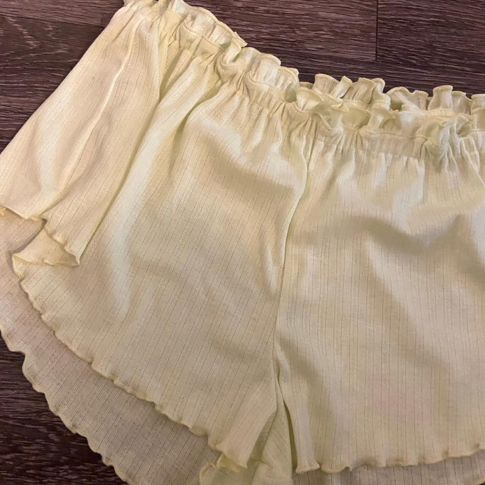 Designer Yellow Anthropologie Pajama Sleep Shirts Size 32" / US 10 / IT 46 - 3 Thumbnail