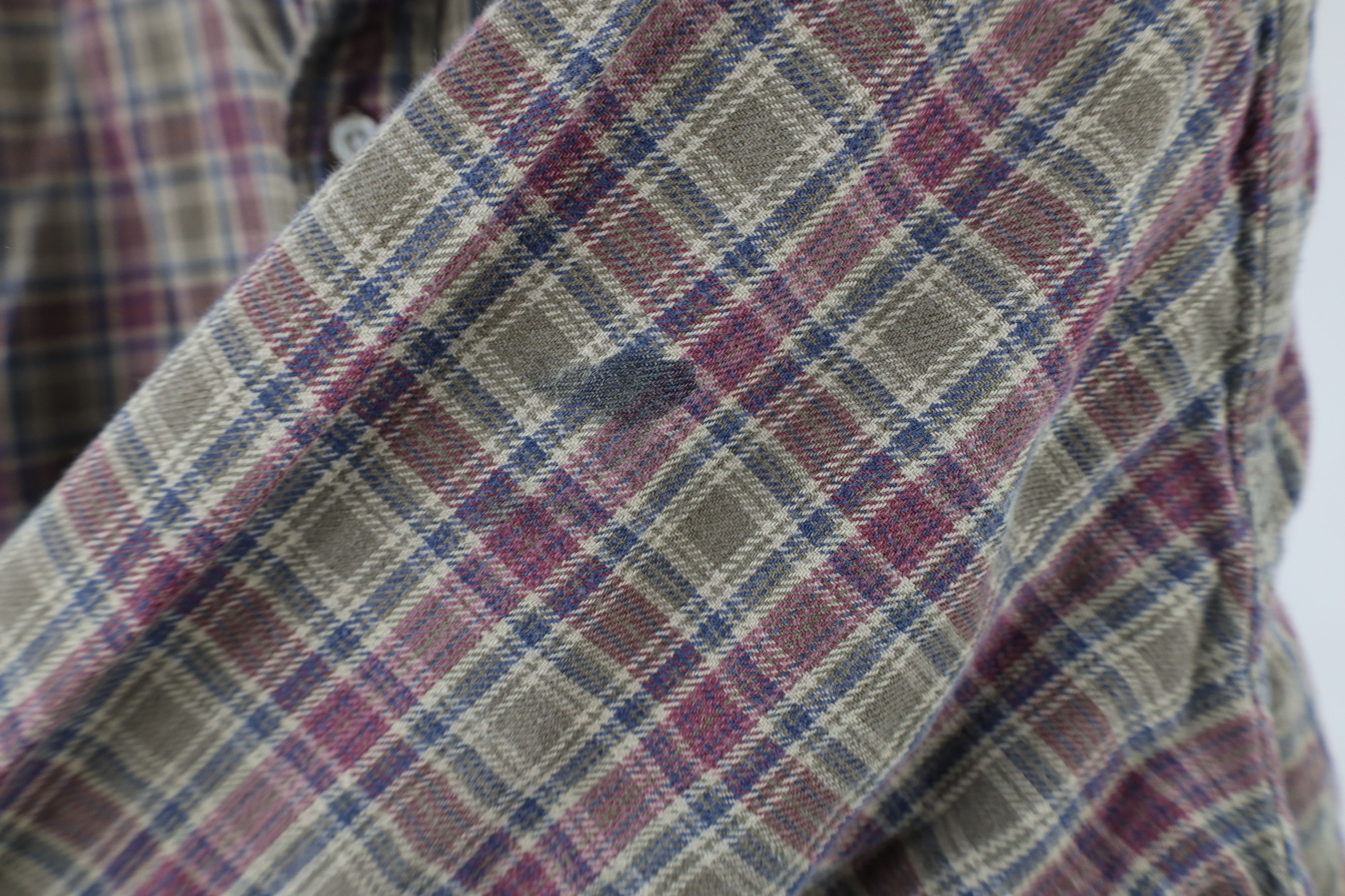 Vintage Vintage 90s Streetwear Collared Button Down Shirt Plaid Size US XL / EU 56 / 4 - 5 Thumbnail