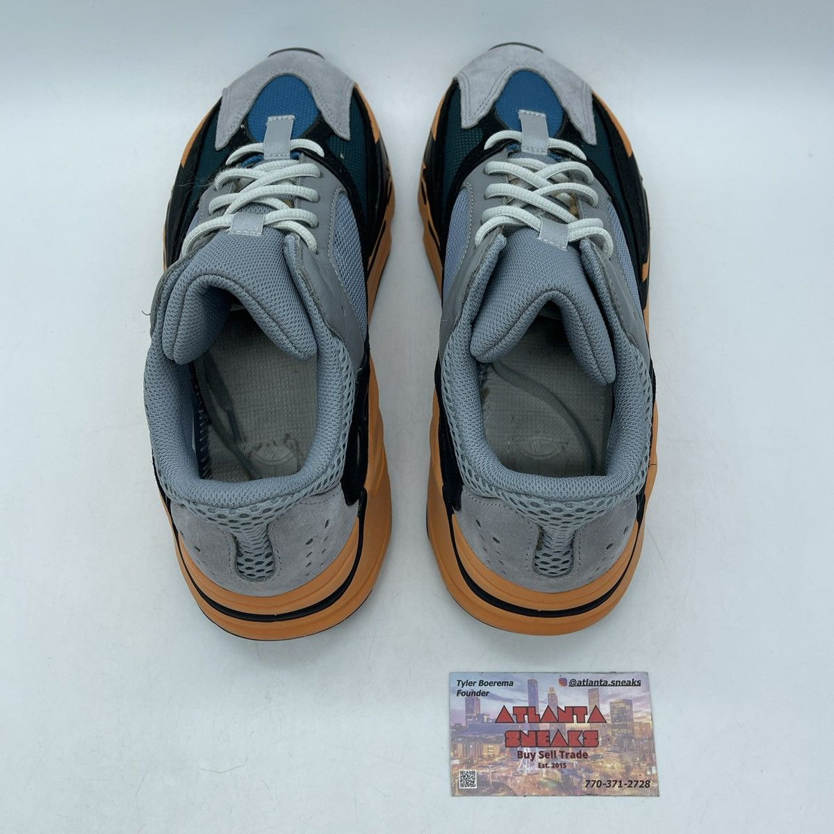 Adidas Yeezy boost 700 wash orange Size US 9.5 / EU 42-43 - 6 Thumbnail