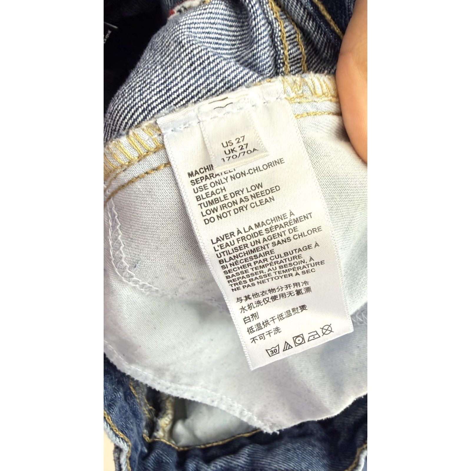 Bdg BDG Urban Outfitters Jeans Womens 27x30 Blue Bootcut Distressed Ripped Denim Size 27" / US 4 / IT 40 - 6 Thumbnail