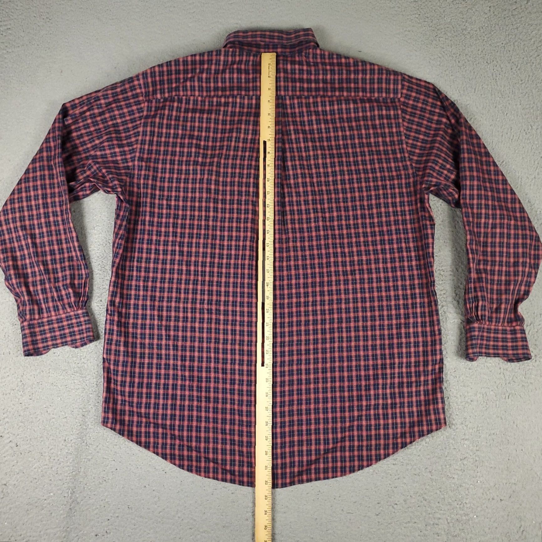 Brooks Brothers Brooks Brothers Button-Up Shirt Mens Large Red Black Plaid Long Sleeve Collared Regular Fit Cotton Size US L / EU 52-54 / 3 - 3 Thumbnail