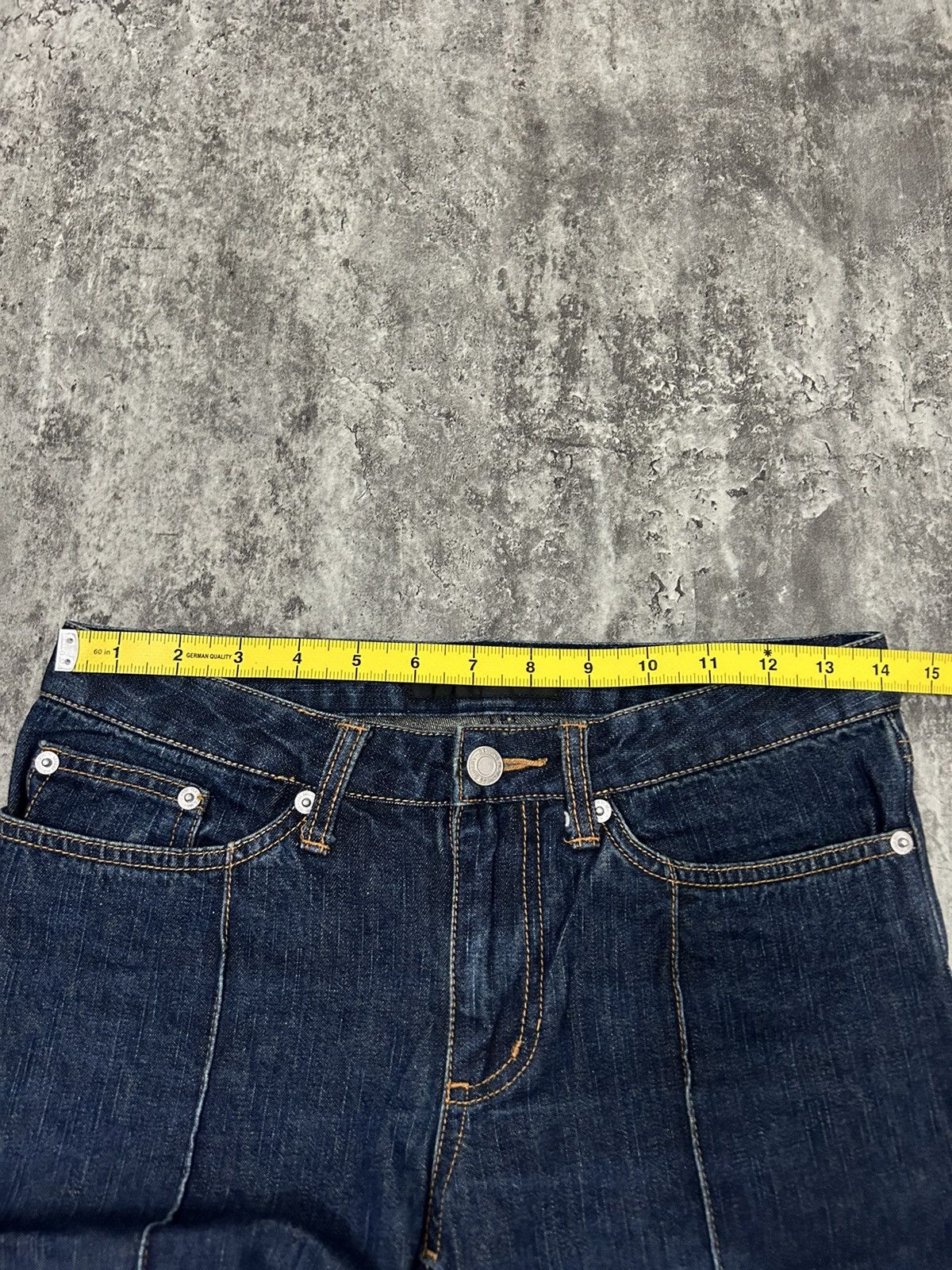 If Six Was Nine × Japanese Brand × Vintage Vintage Jouer aux echecs Flare Jeans Size 28" / US 6 / IT 42 - 11 Thumbnail