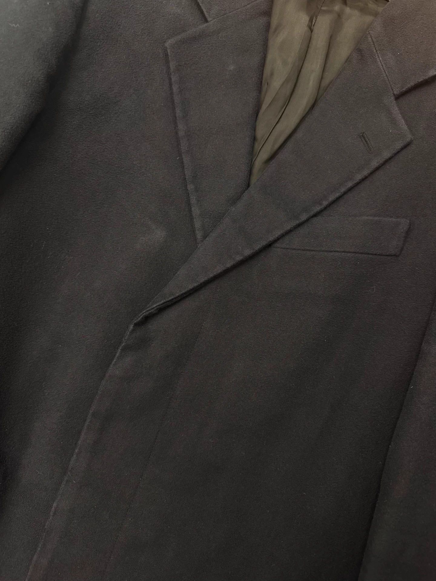 Helmut Lang Helmut Lang 2003 Chestfield Moleskin Black Coat 46 Size US S / EU 44-46 / 1 - 4 Thumbnail