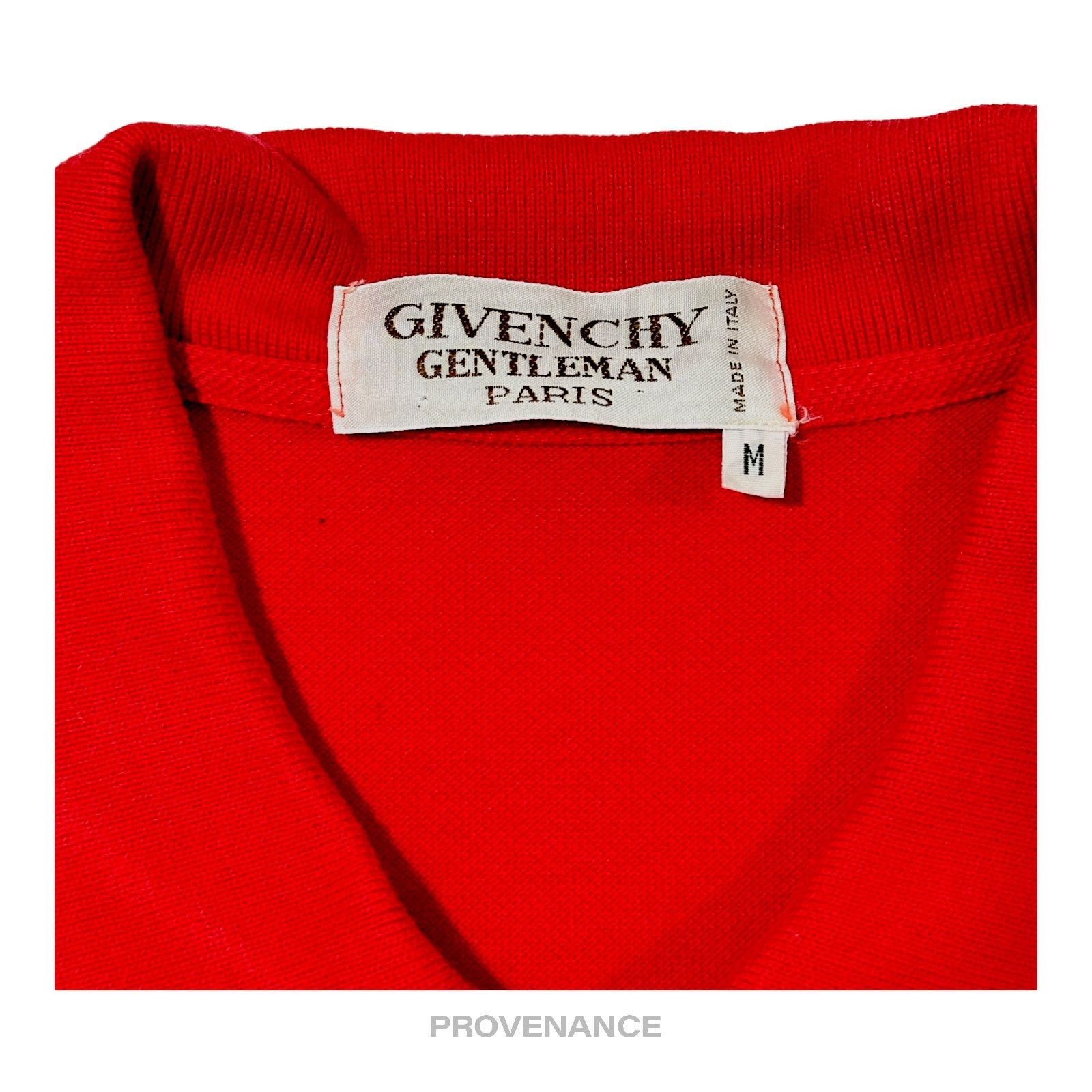 Givenchy 🔴 Givenchy Embroidered Sailboat Logo Polo Shirt - Red M Size US M / EU 48-50 / 2 - 8 Thumbnail
