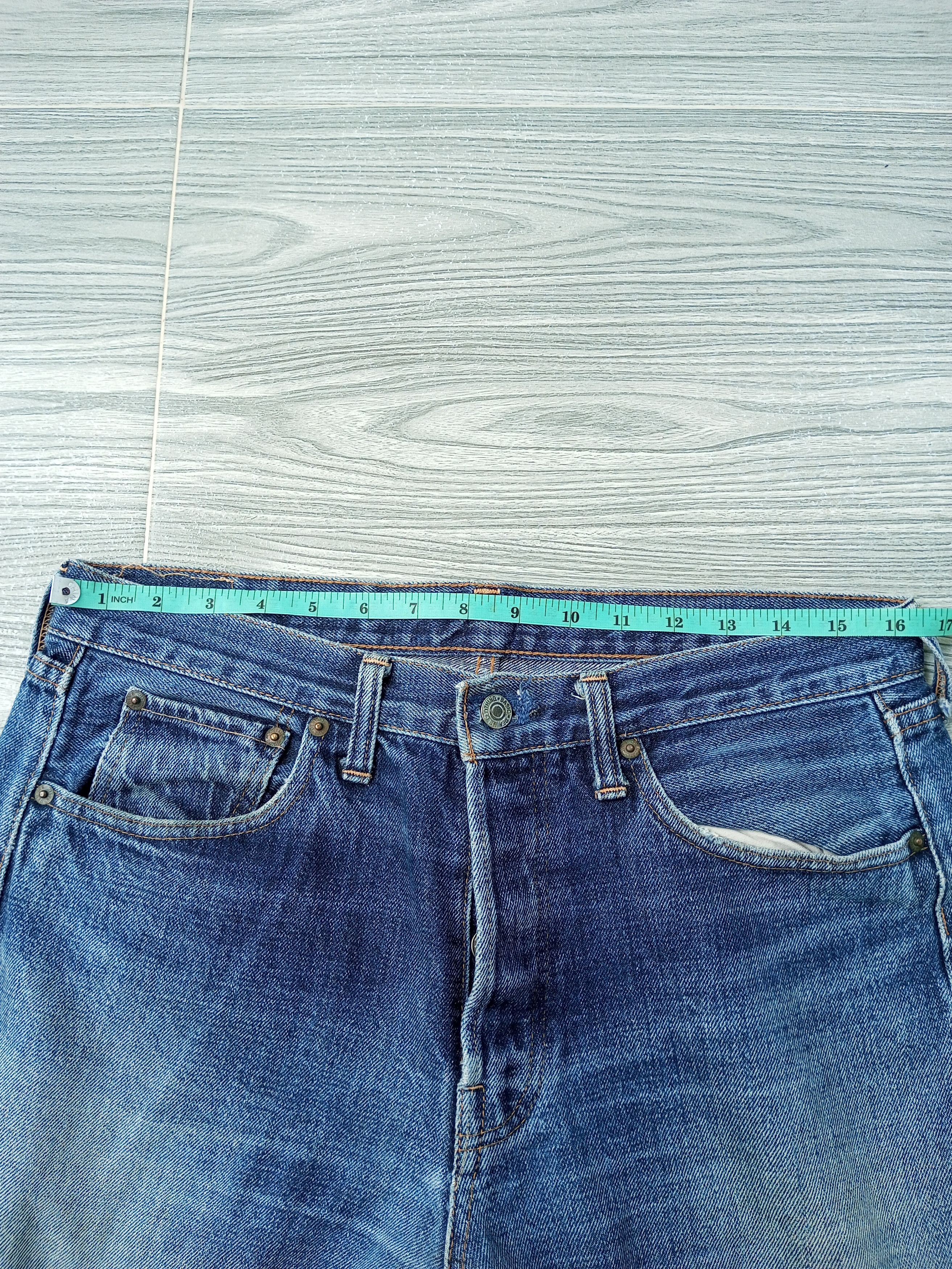 Denime × Japanese Brand Vintage Denime Selvedge Japan Crazy Distress Mud Wash Size US 34 / EU 50 - 8 Thumbnail