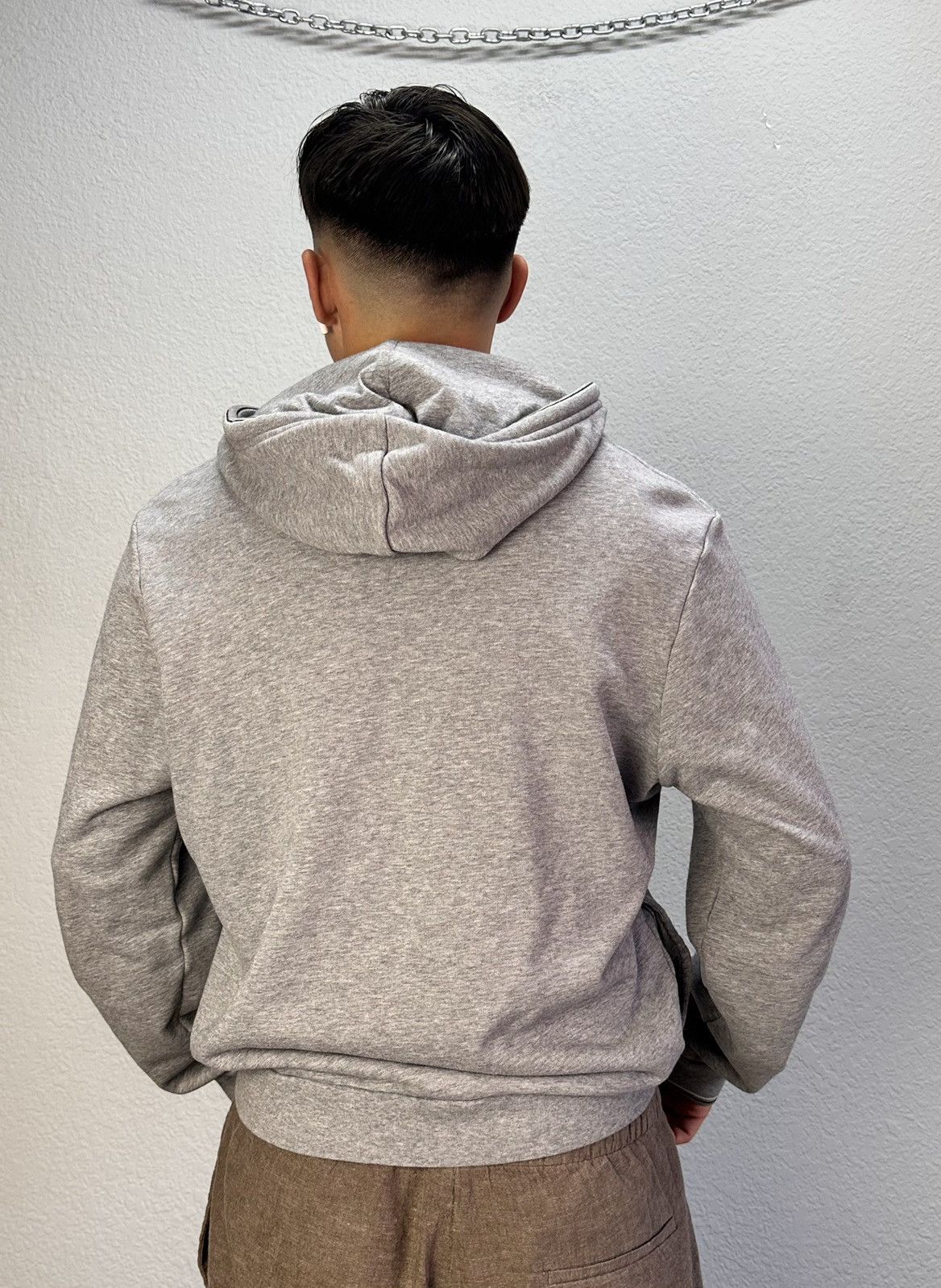 Lacoste Vintage Lacoste Zip Hoodie Grey Sk8 France Polo Ralph Lauren Size US L / EU 52-54 / 3 - 12 Thumbnail