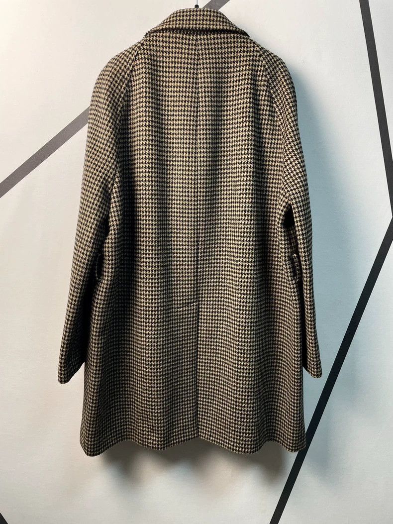 Saint Laurent Paris Saint Laurent Paris Thousand bird grid fallen shoulder wool Size US M / EU 48-50 / 2 - 3 Thumbnail