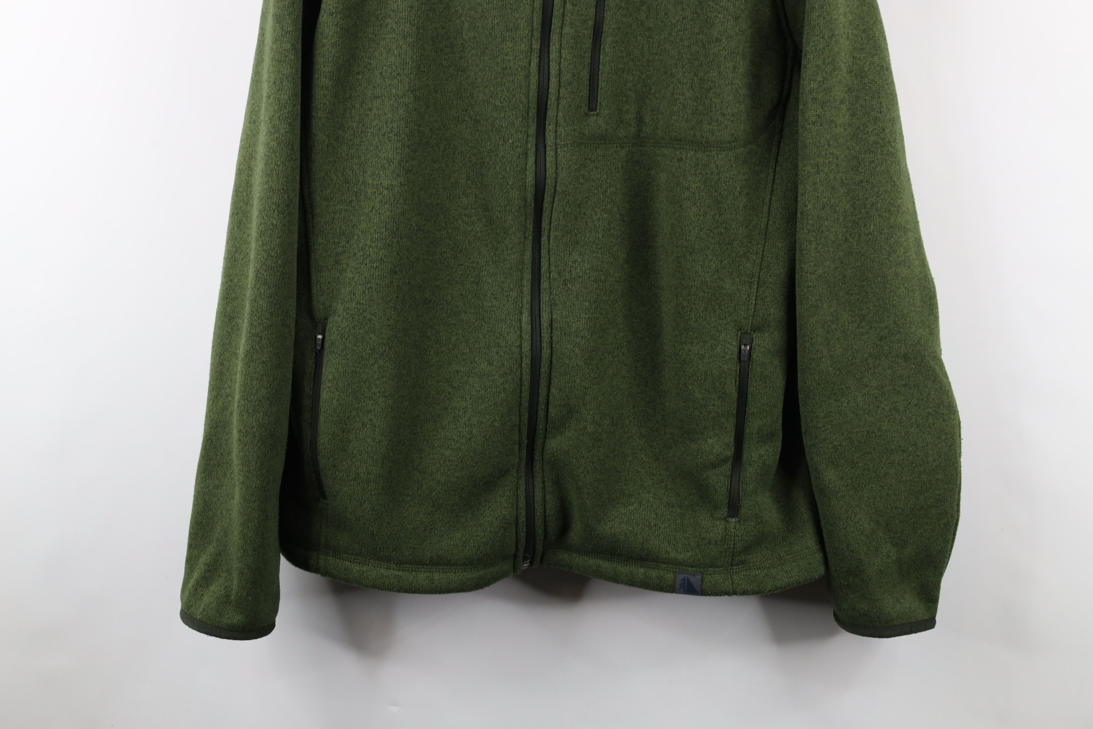 L.L. Bean × Vintage Vintage LL Bean Fleece Knit Full Zip Sweater Jacket Swacket Size US L / EU 52-54 / 3 - 3 Thumbnail