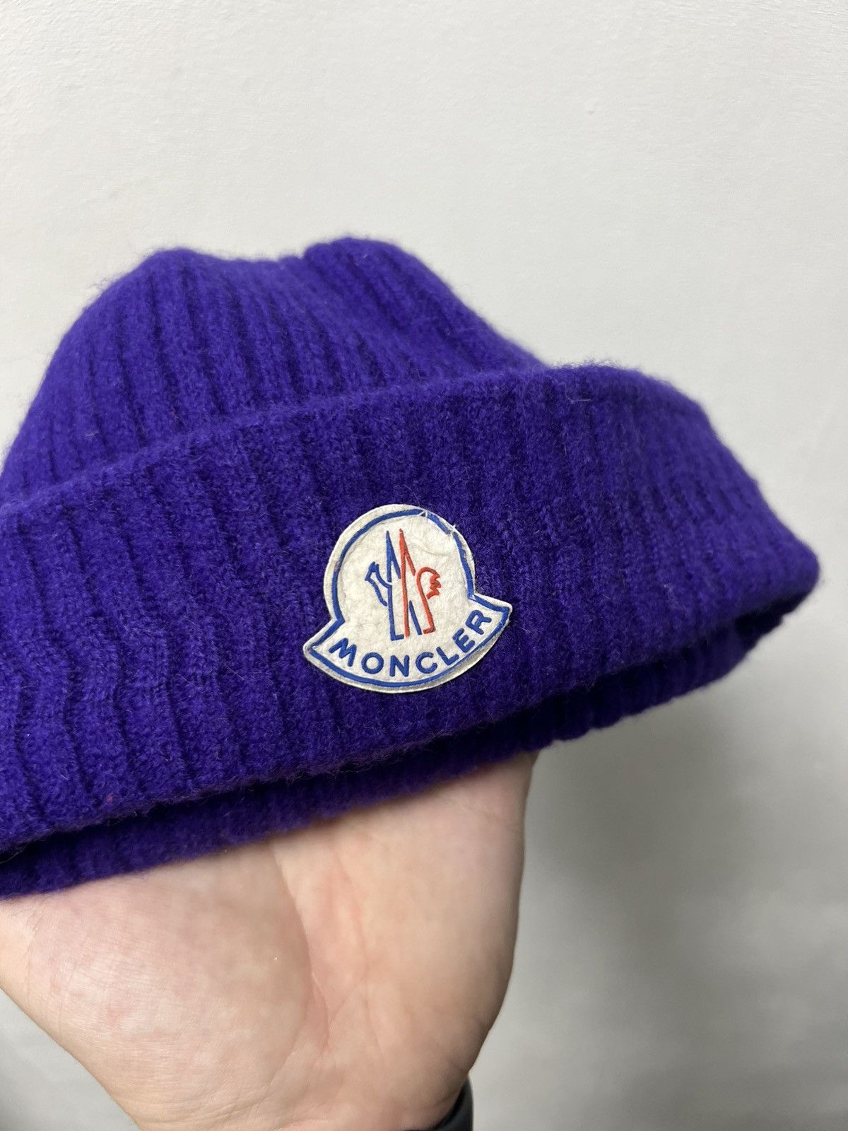 Moncler Vintage Moncler Wool Beanie Hat Cap Luxury 80s 90s Size ONE SIZE - 2 Thumbnail
