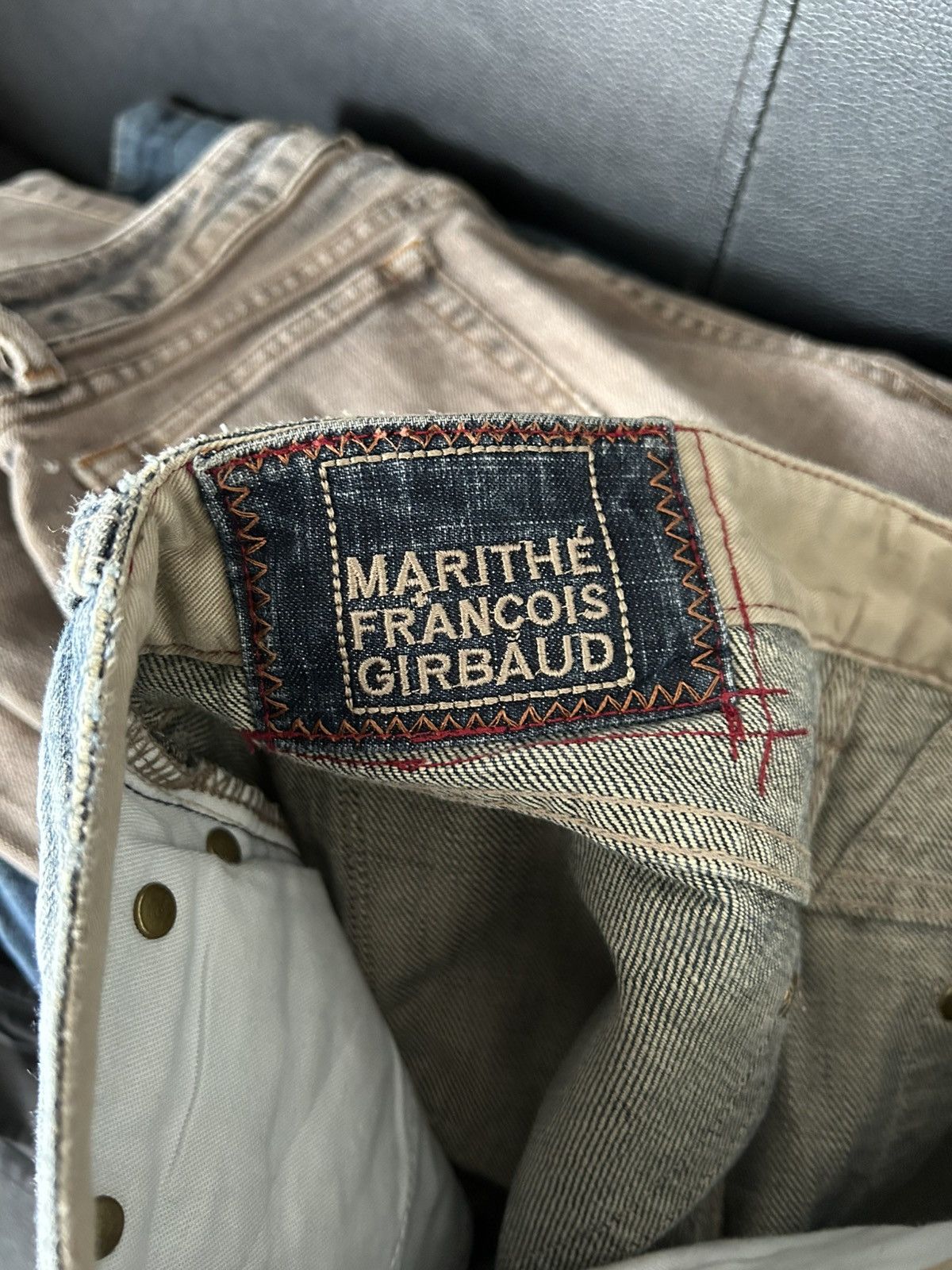 Marithe + Francois Girbaud MFG Flared Washed Jeans Size 27" / US 4 / IT 40 - 11 Thumbnail