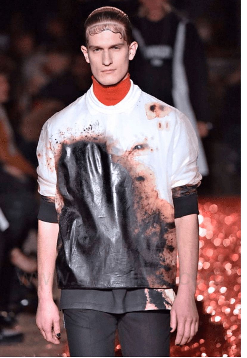 Givenchy AW2015 Givenchy Volcano Deconstructed Sweater by Riccardo Tisci Size US L / EU 52-54 / 3 - 4 Thumbnail