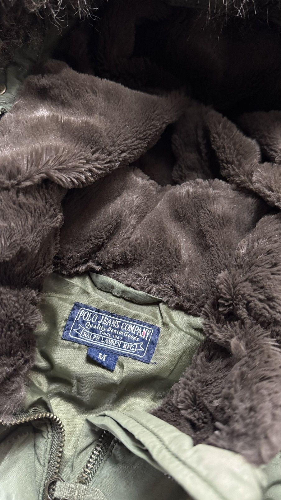 Polo Ralph Lauren Y2K Polo Jeans Fur Hooded Vest Jacket balenciaga lgb cdg Size M / US 6-8 / IT 42-44 - 3 Thumbnail