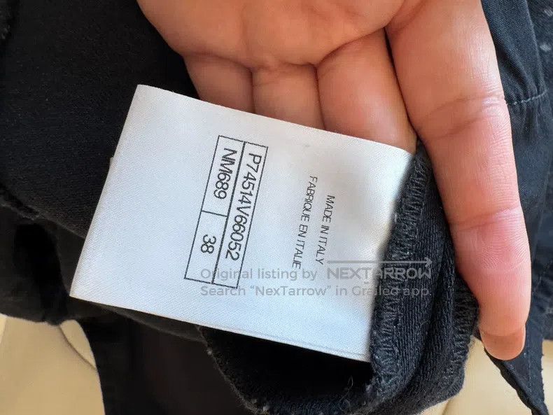 Chanel Chanel Black small double C narrow-footed jeans Size 38" / US 16 / IT 52 - 6 Thumbnail