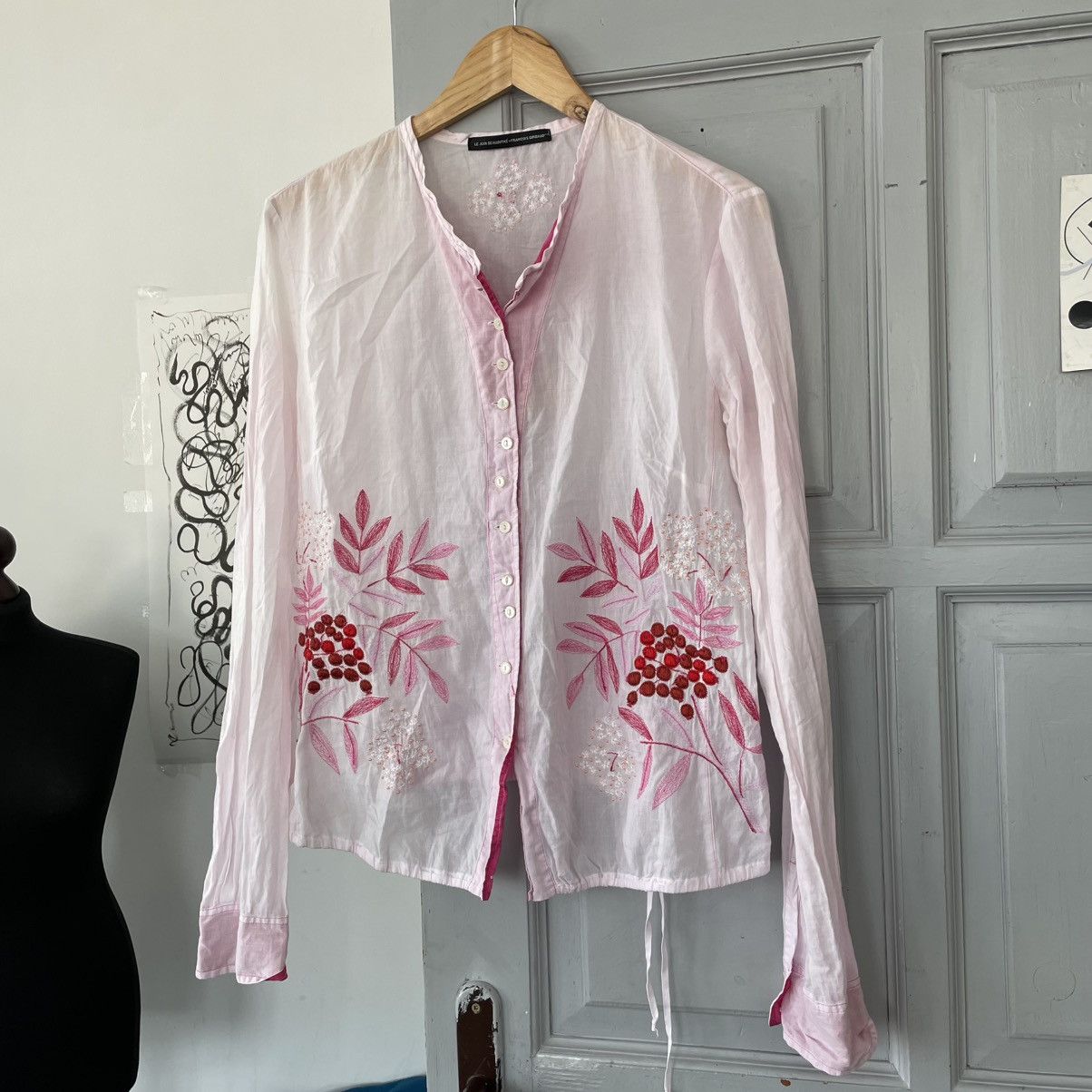 Marithe + Francois Girbaud × Vintage Vintage Le Jean De Marithe Francois Girbaut Blouses Size M / US 6-8 / IT 42-44 - 2 Thumbnail