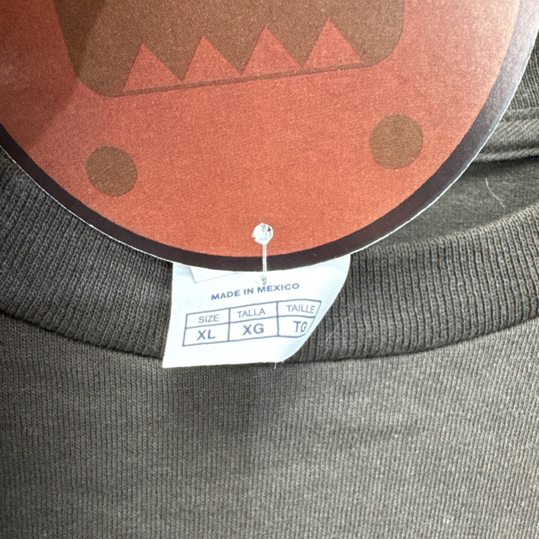 Delta VINTAGE Delta Domo Face Shirt XL Brown Graphic Print 90s Cartoon Anime Mens Size US XL / EU 56 / 4 - 6 Thumbnail