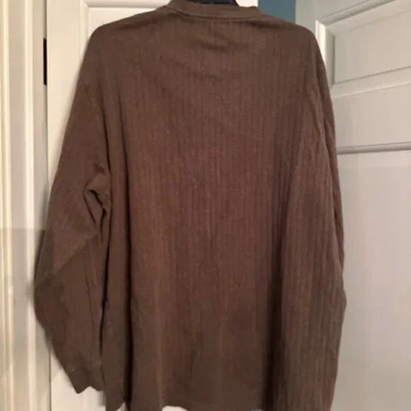Roundtree & Yorke Roundtree & Yorke Brown Long Sleeved Light Sweater, Size XLT Size US XXL / EU 58 / 5 - 2 Thumbnail