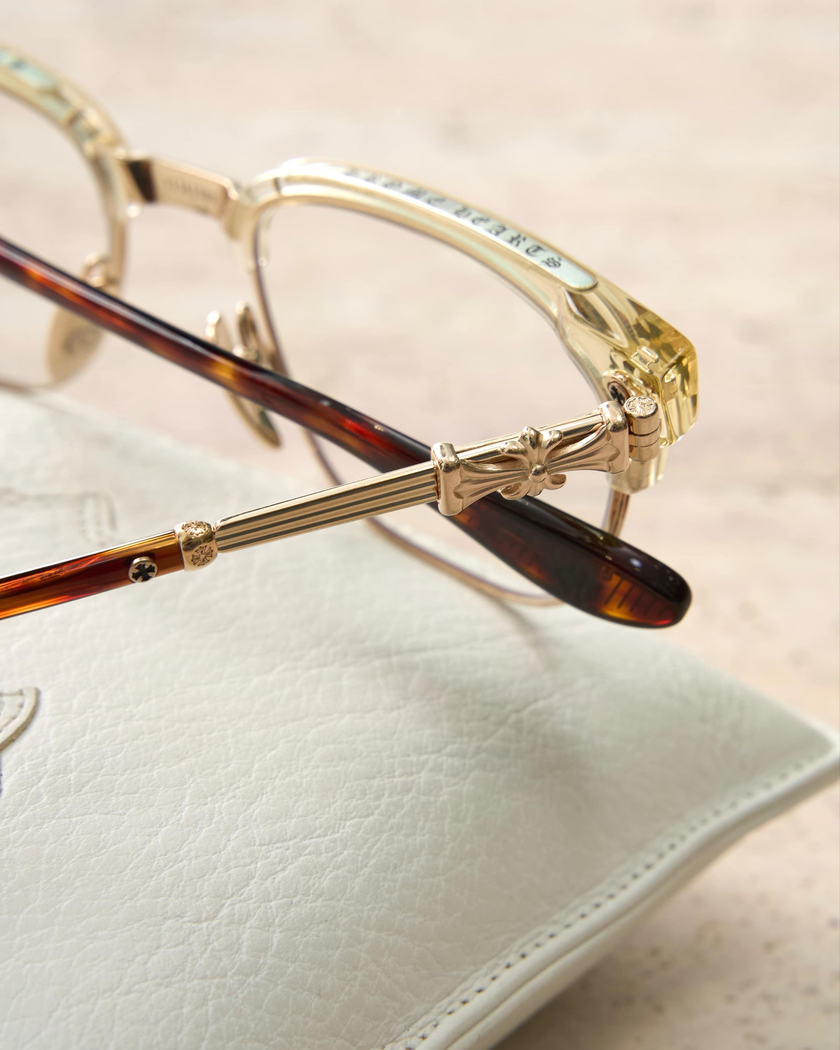 Chrome Hearts CHROME HEARTS BONENNOISSEUR II Pale Ale / Gold Plated Size ONE SIZE - 7 Thumbnail