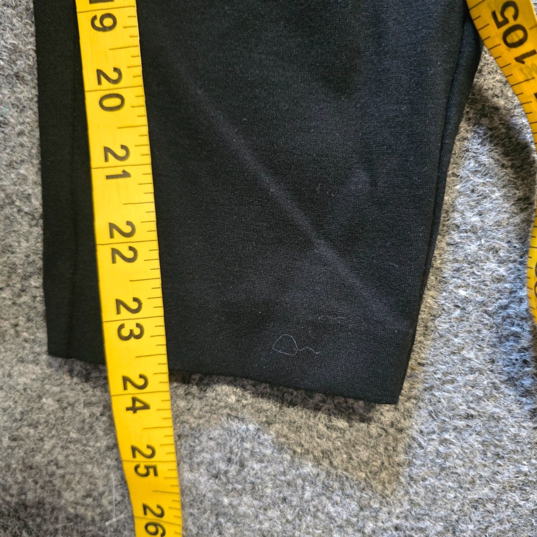 J. Jill J. Jill Pants Womens Large Petite Black Ponte Slim Legging Pull On Cropped Capris Stretch Size 30" / US 8 / IT 44 - 6 Thumbnail