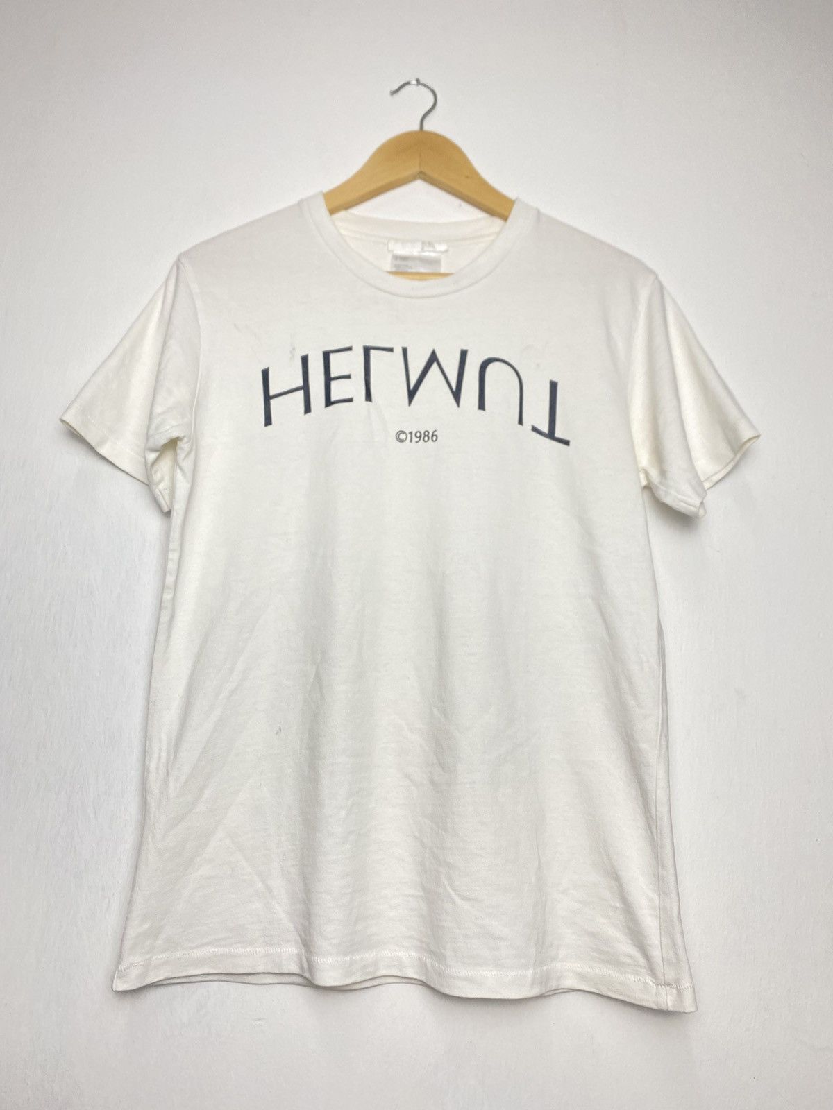 Helmut Lang Helmut Lang Big Logo Original Tee Size US M / EU 48-50 / 2 - 2 Thumbnail