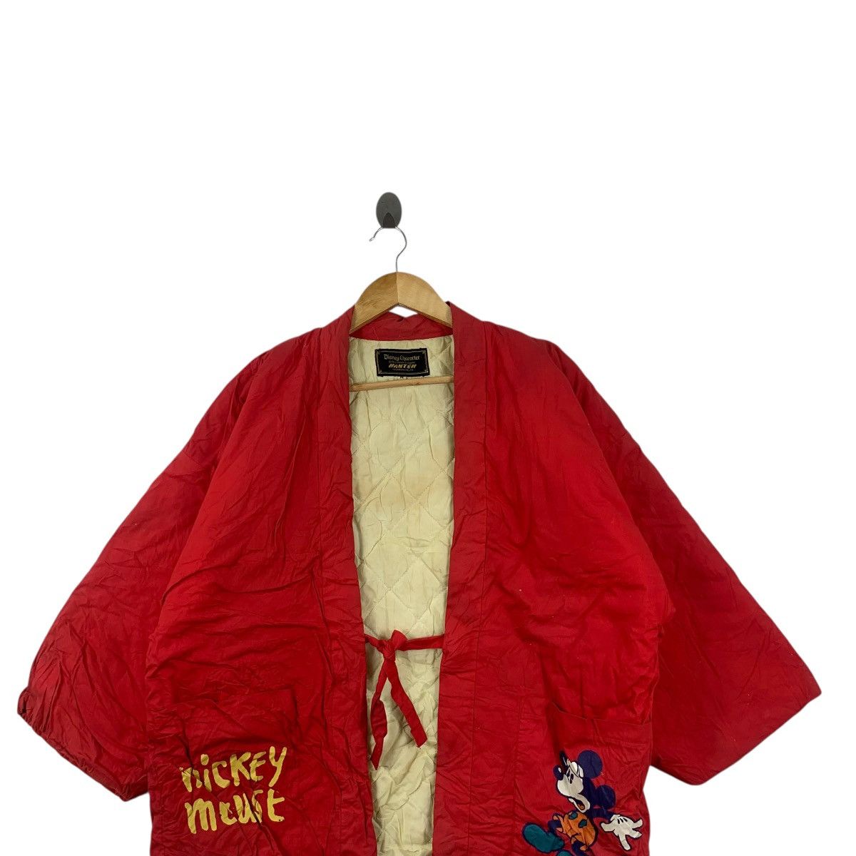 Disney Vintage DISNEY MICKEY MOUSE Kimono Japan Quilted Jacket Coat Size M / US 6-8 / IT 42-44 - 2 Thumbnail