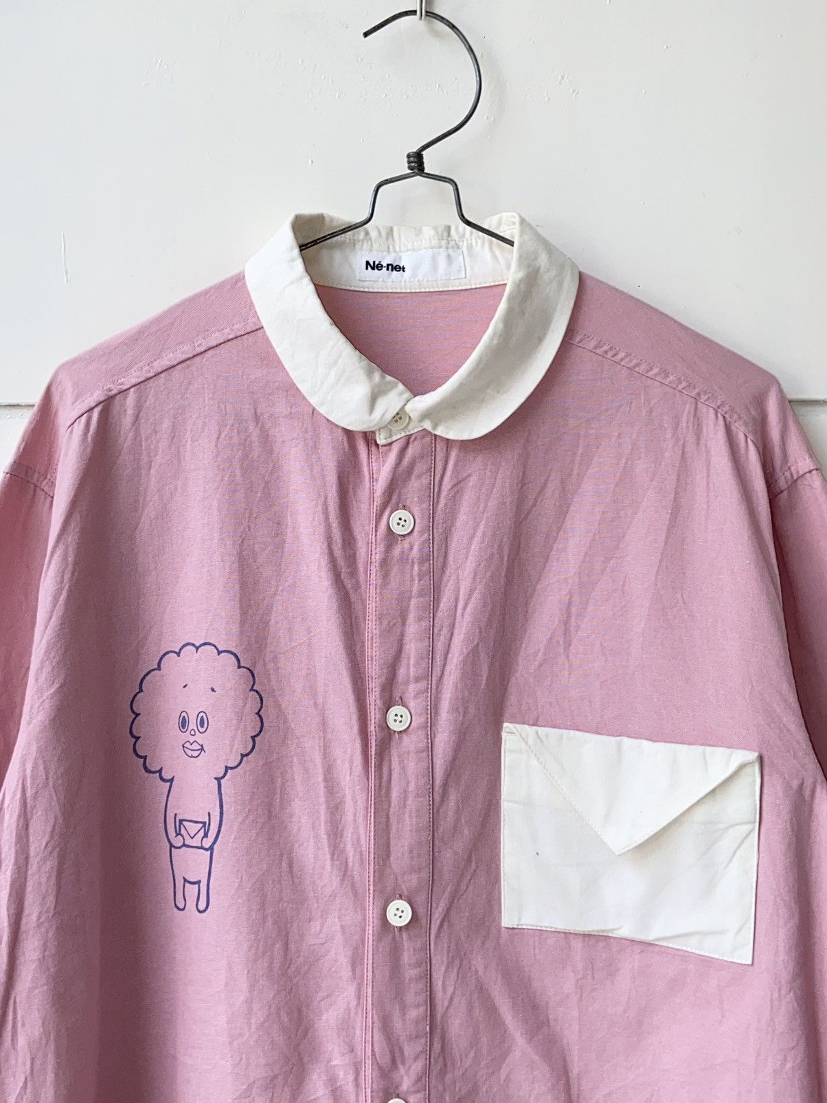 Issey Miyake × Ne-Net NE-NET Pink Shirt Size US S / EU 44-46 / 1 - 12 Thumbnail
