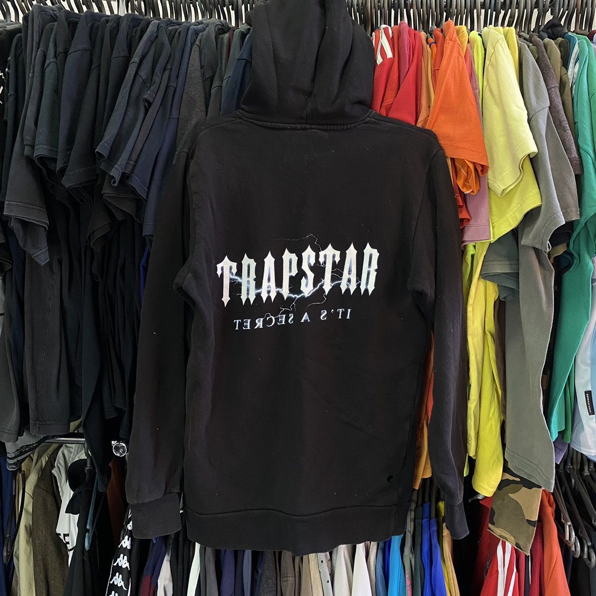 Vintage Men’s Trapstar London Big Graphic Logo y2k drill hoodie Size US S / EU 44-46 / 1 - 2 Thumbnail