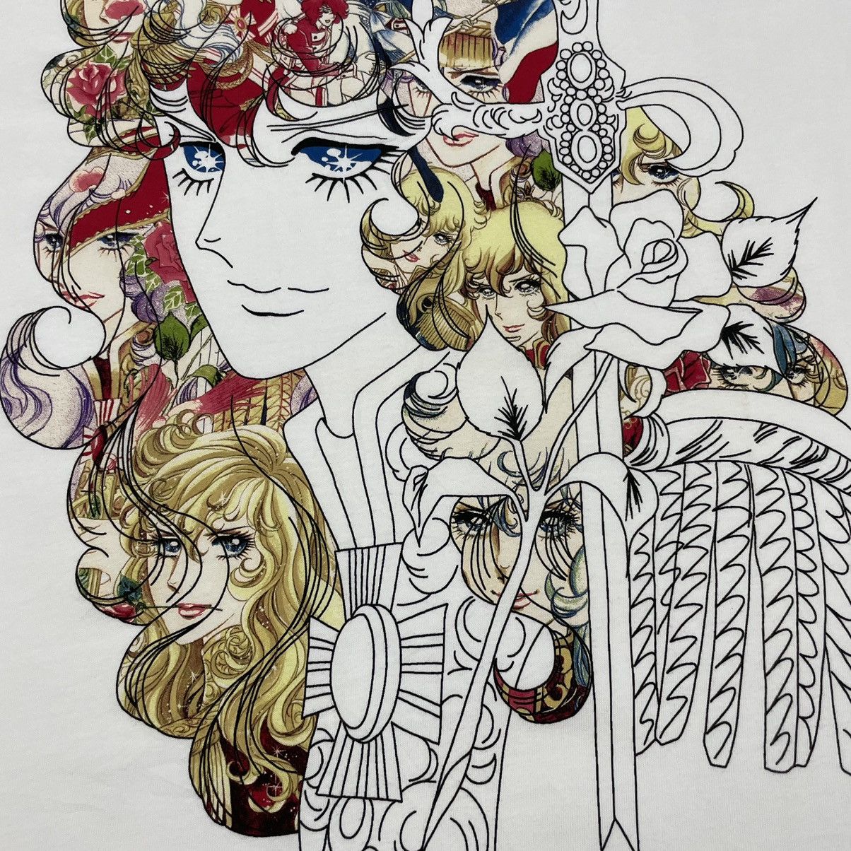 Anime Design Tshirts Store Graniph "The Rose of Versailles" Tee Size US L / EU 52-54 / 3 - 5 Thumbnail