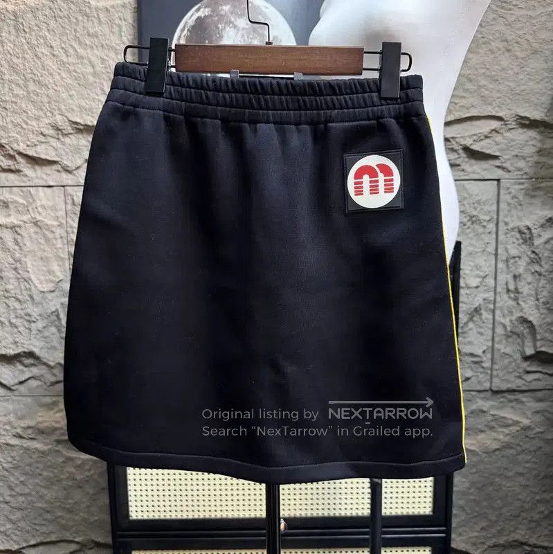 Miu Miu Miu Miu Black Cotton Women’s Skirt . Size 23" - 1 Thumbnail