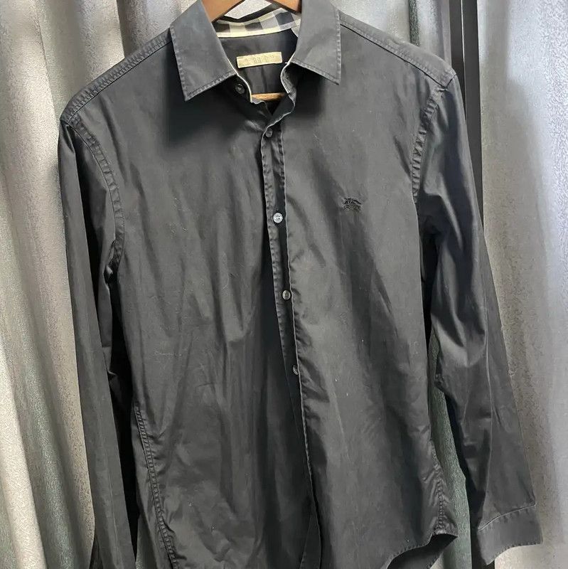 Burberry × Designer 2000s Burberry Black Label Digital Camo Shirt