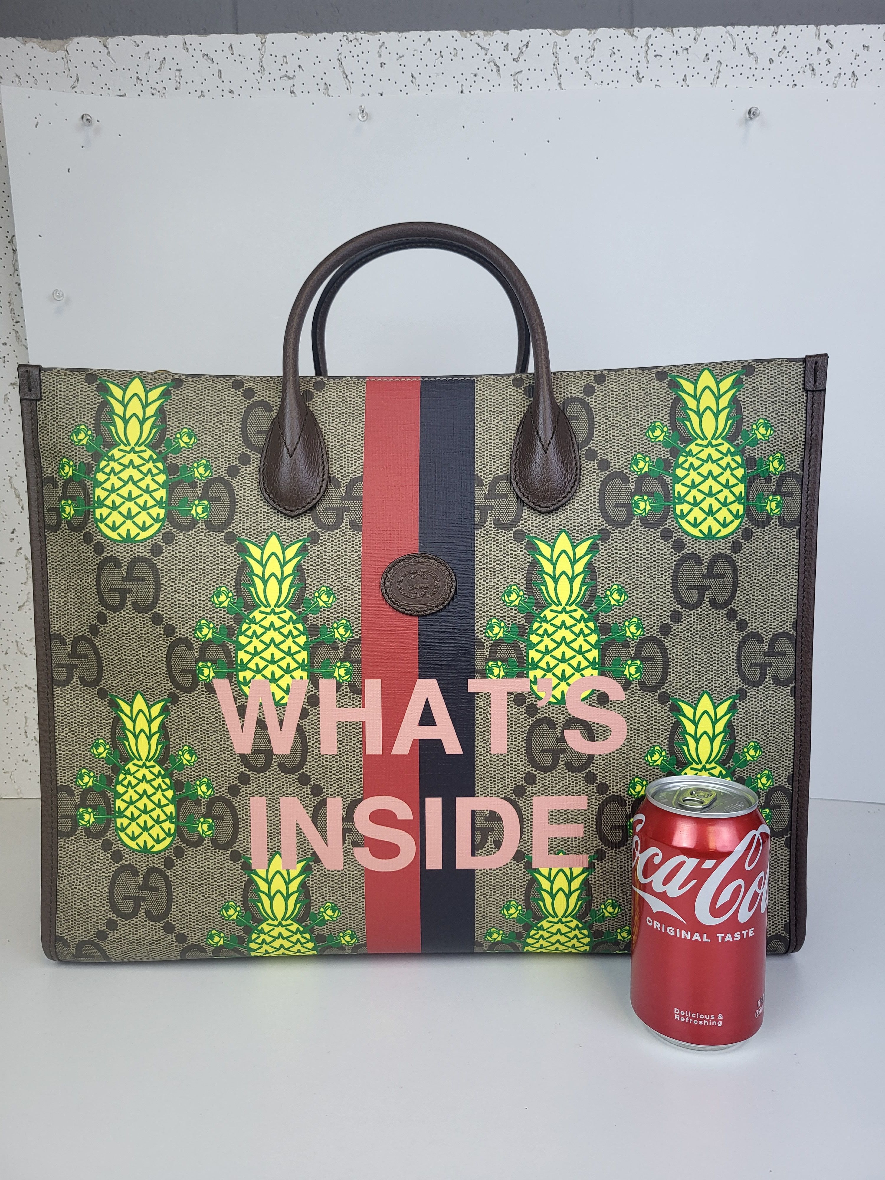 Gucci Gucci Supreme Monogram Pineapple Large Tote Bag Size ONE SIZE - 4 Thumbnail