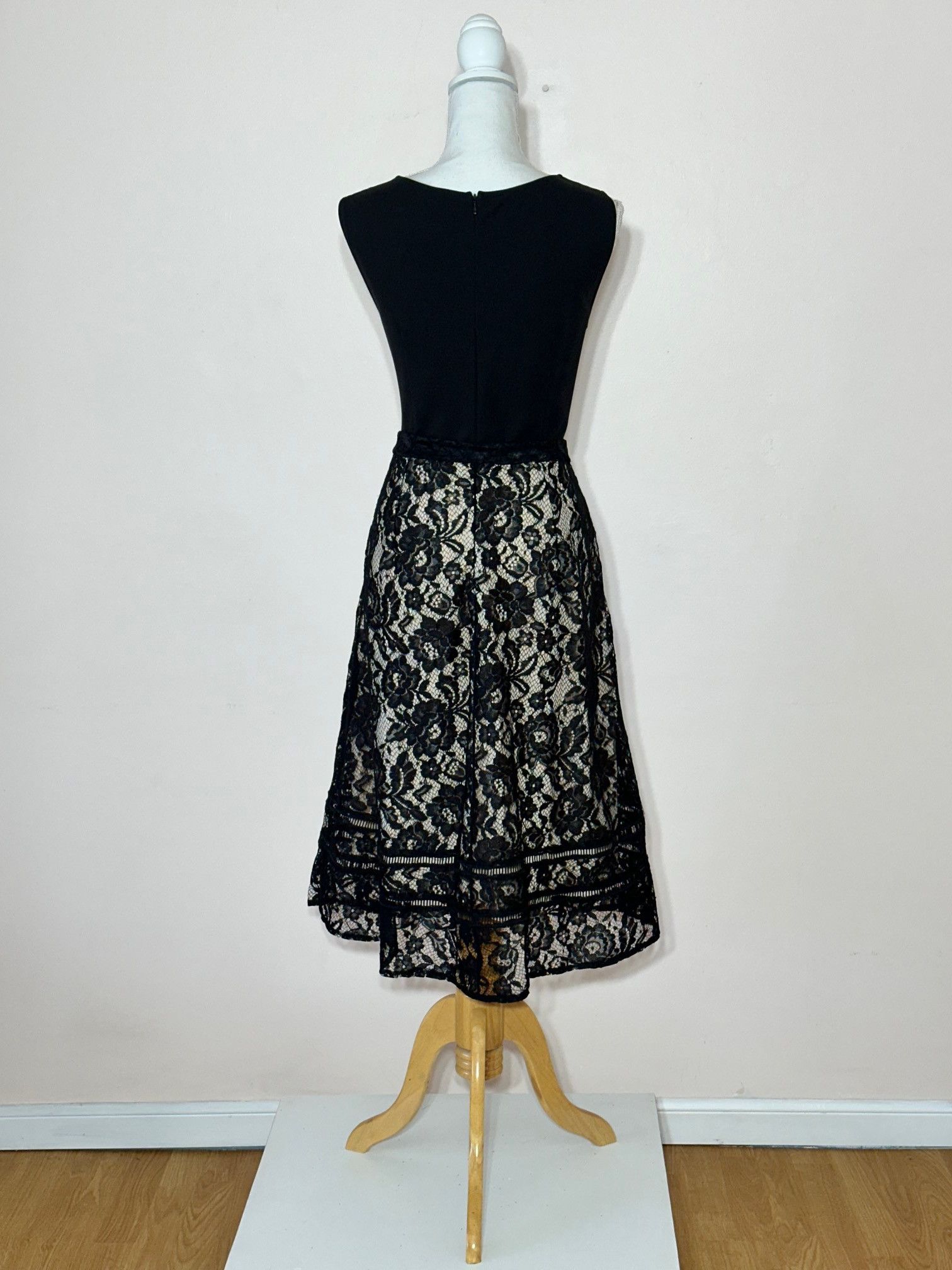 Vintage Vfshow Vfemage Midi Dress with Lace Skirt Size XL / US 12-14 / IT 48-50 - 4 Thumbnail