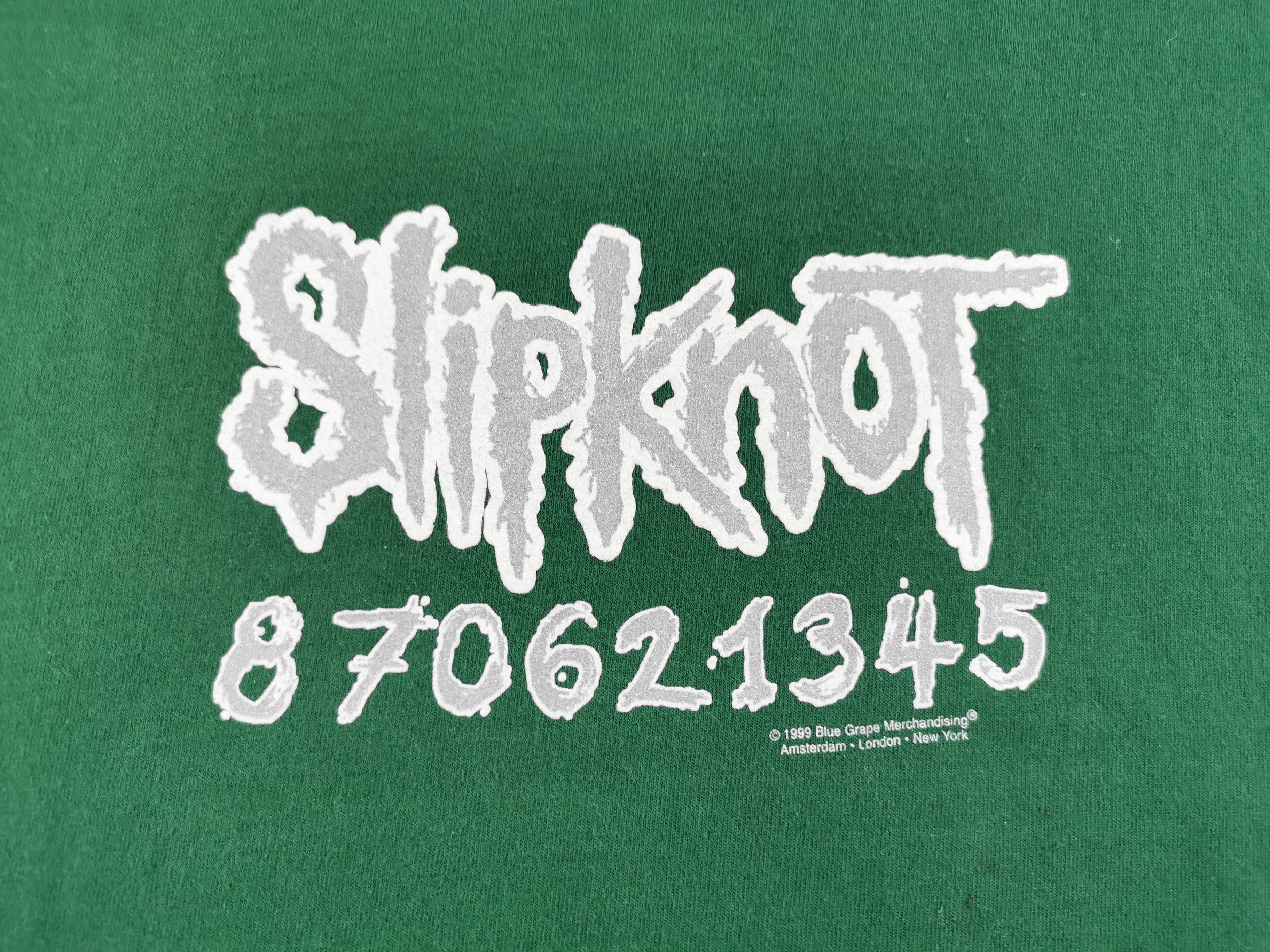 Band Tees Vintage 90's Slipknot Blue Grape Tee T Shirt Size M Size US M / EU 48-50 / 2 - 4 Thumbnail
