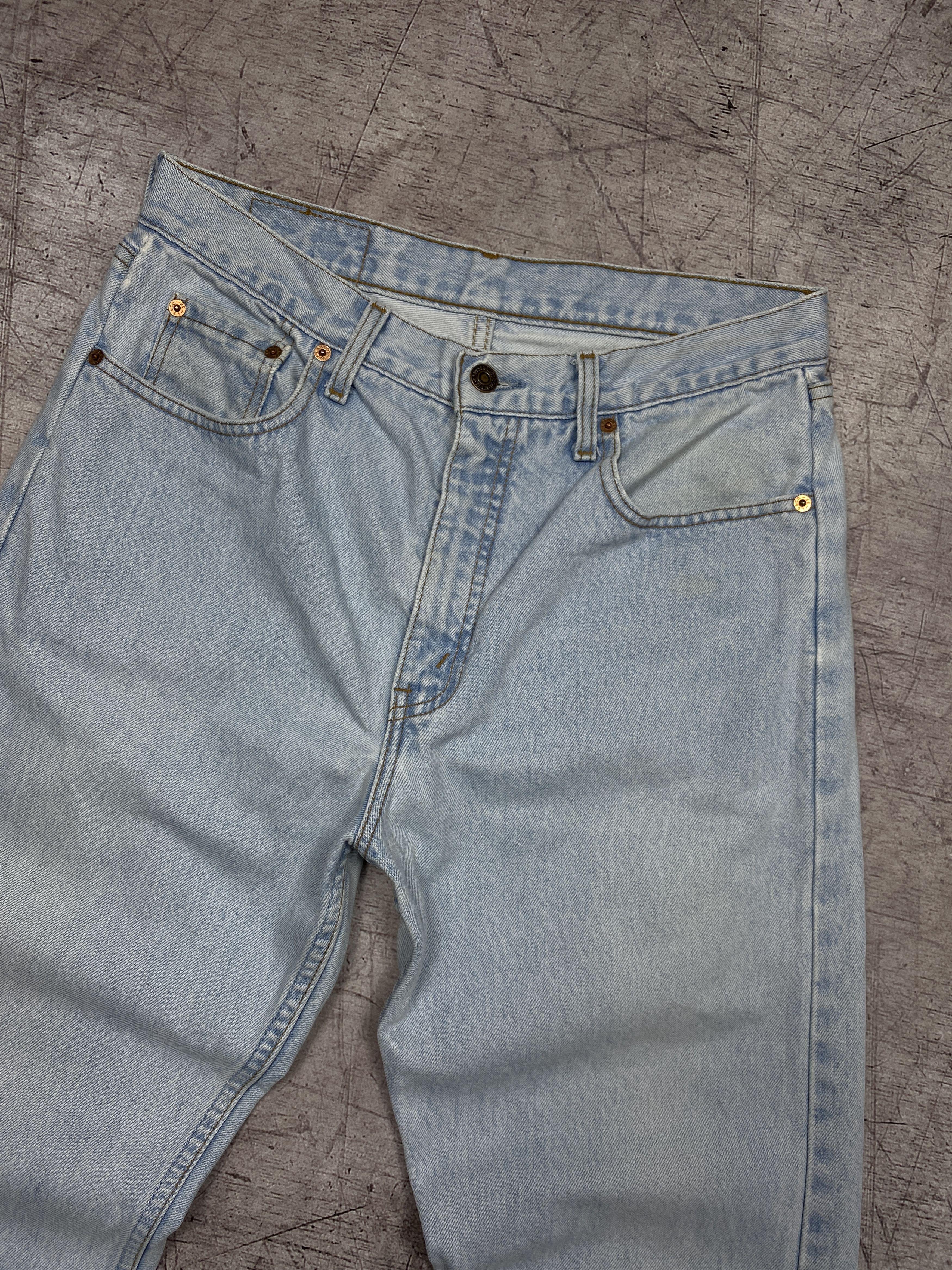 Levi's × Levi's Vintage Clothing × Vintage Levis 615 90s Vintage Mens Orange Tab Denim Pants Jeans Size US 33 - 5 Thumbnail