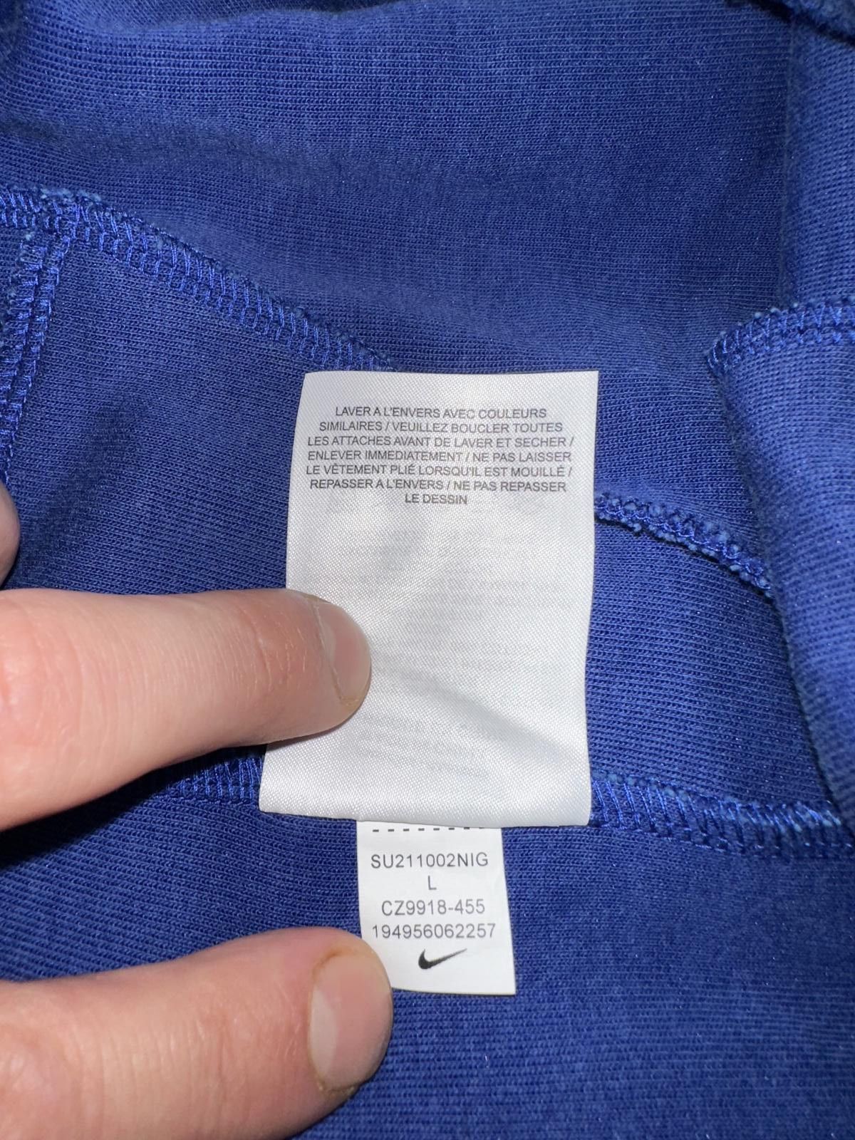 Nike Nike Sportswear Men's Deep Royal Washed Tech Fleece Joggers Pants Size US 34 / EU 50 - 11 Thumbnail