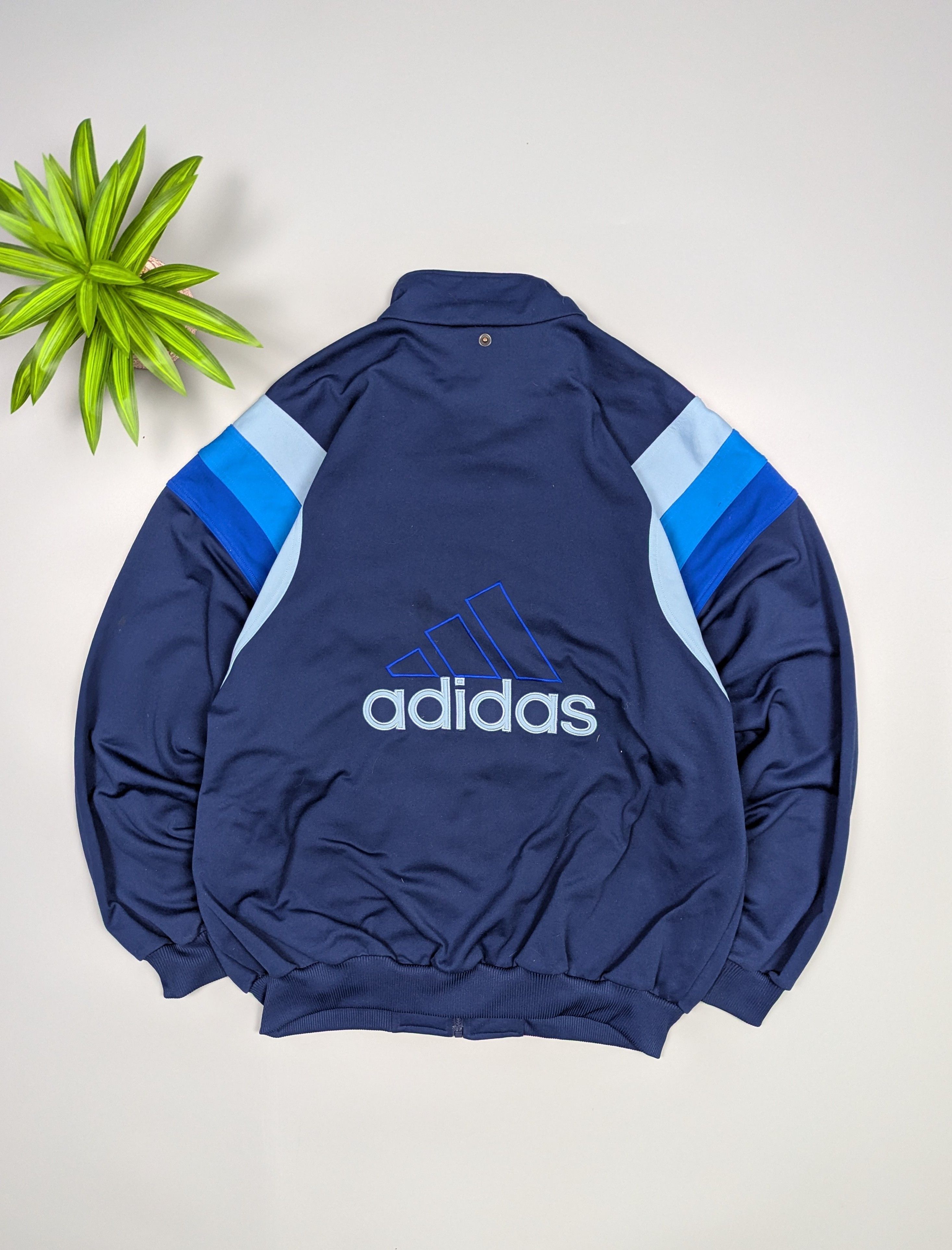 Adidas Adidas Vintage 80s 90s Men’s Navy Blue Tracksuit Size US XXL / EU 58 / 5 - 3 Thumbnail