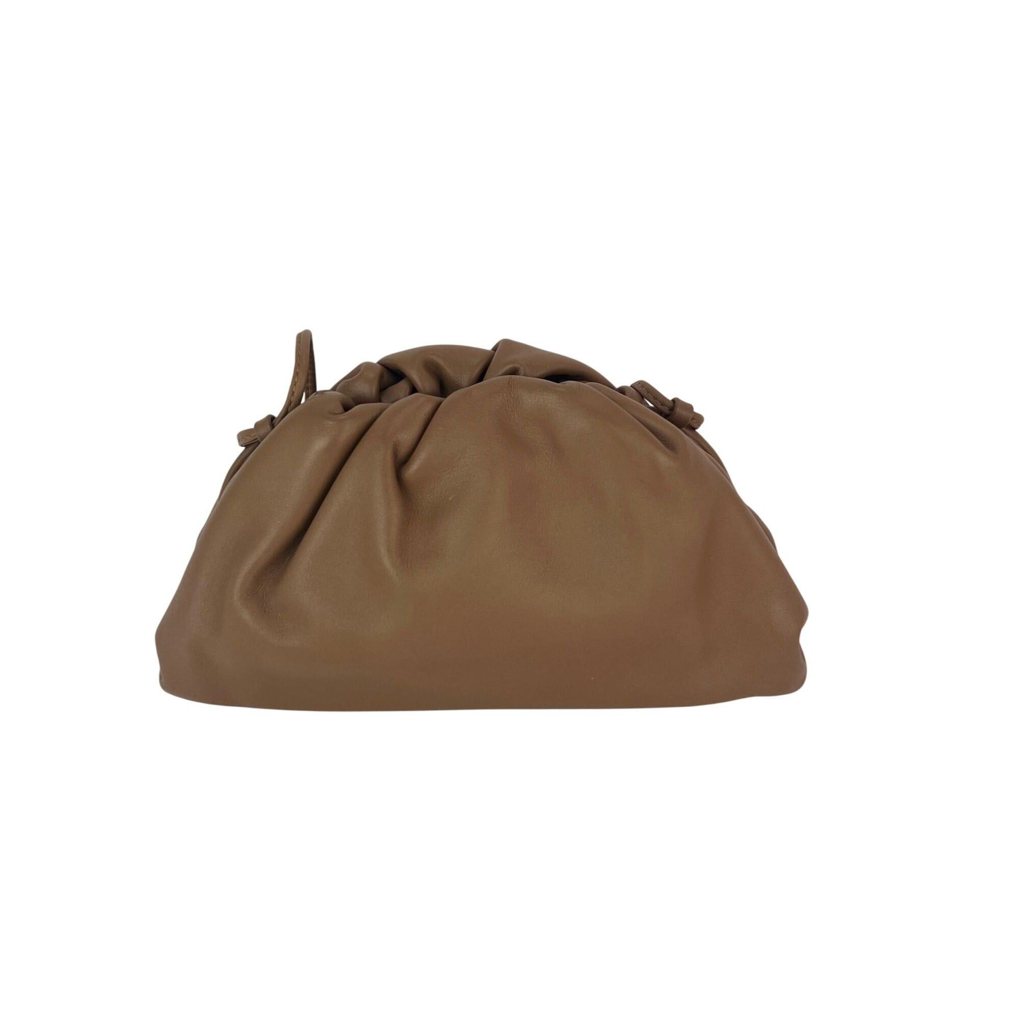 Bottega Veneta Bottega Veneta Mini Pouch Beige Leather Crossbody Clutch Bag Size ONE SIZE - 1 Thumbnail