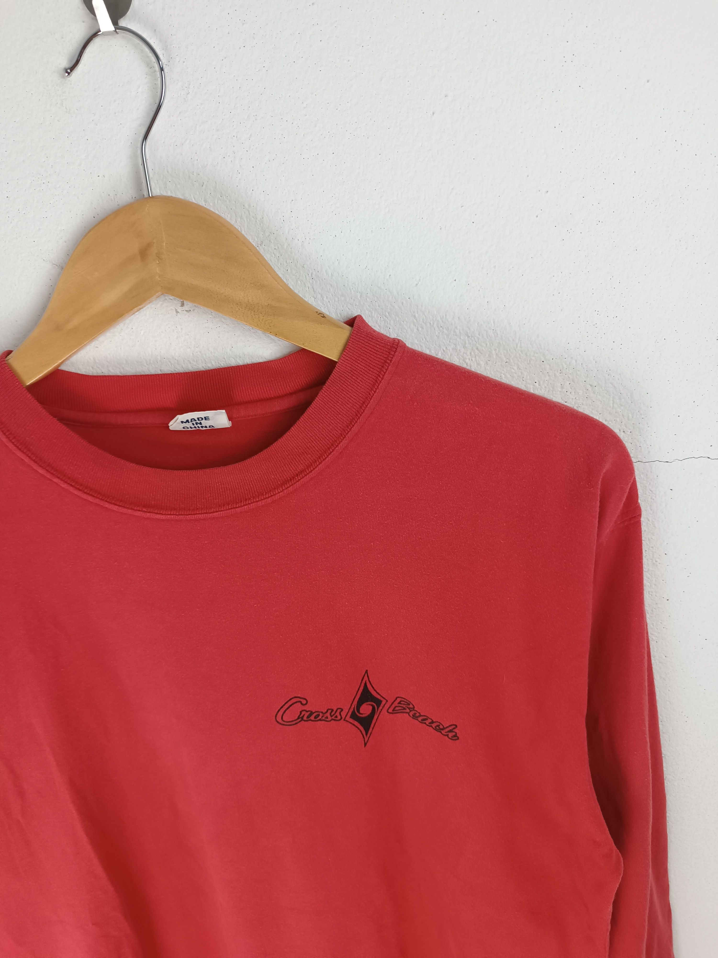 Vintage VINTAGE CROSS BEACH DRAGON SURF LOGO BEACH TEE jnco dogtown Size US M / EU 48-50 / 2 - 8 Thumbnail