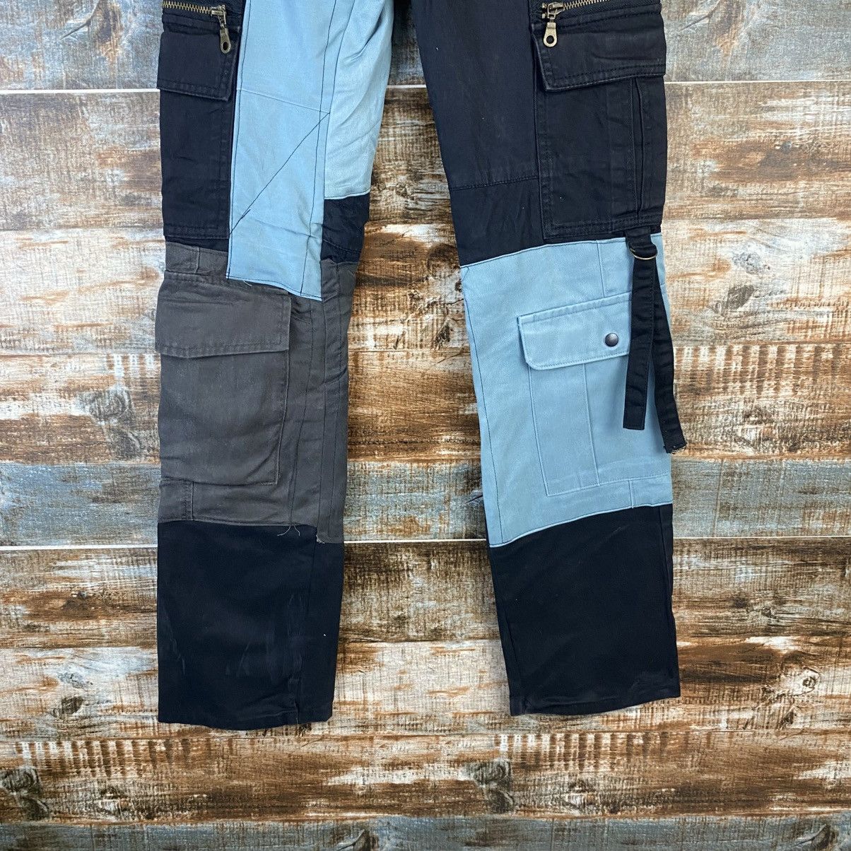 Japanese Brand DL Grazie Black Cargo Multipocket Pants #C926 Size US 26 / EU 42 - 6 Thumbnail