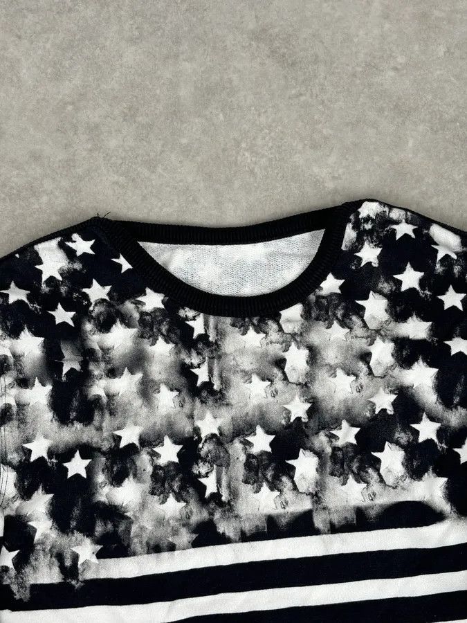 Balmain Balmain Black & White USA Flag Contemporary Zip Sweater Size US M / EU 48-50 / 2 - 5 Thumbnail