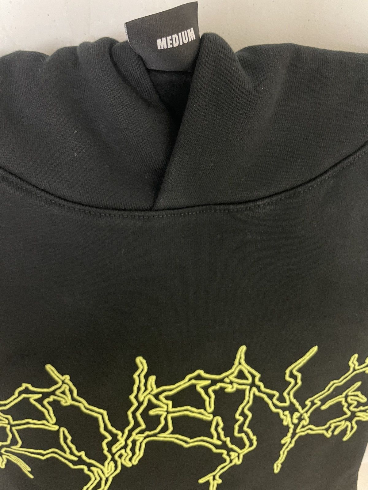 Revenge Revenge Yellow Lightning Cerebrus hoodie Size US M / EU 48-50 / 2 - 6 Thumbnail