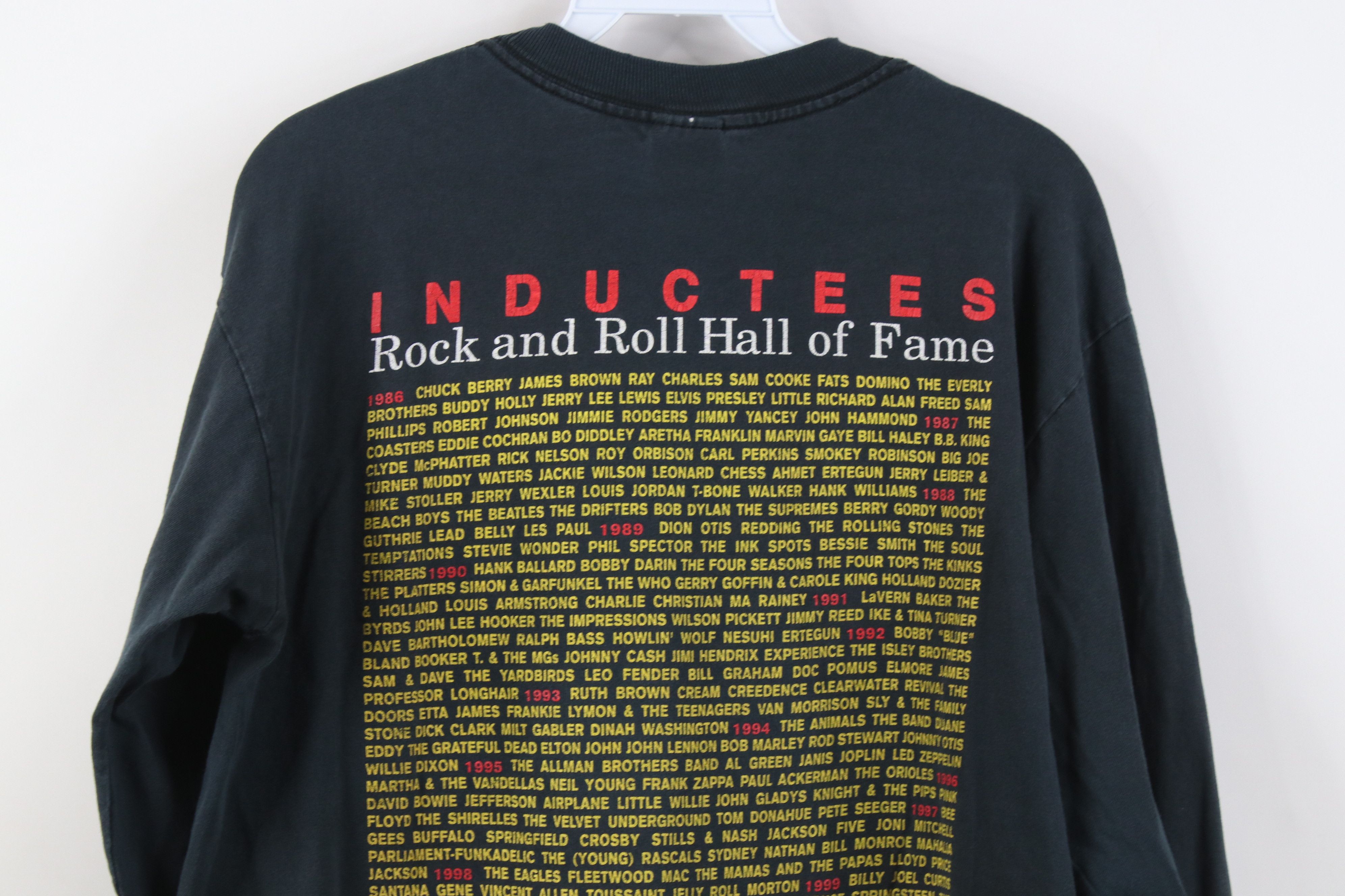 Vintage Vintage Y2K 2002 Roll Hall of Fame Long Sleeve T-Shirt Size US M / EU 48-50 / 2 - 16 Thumbnail