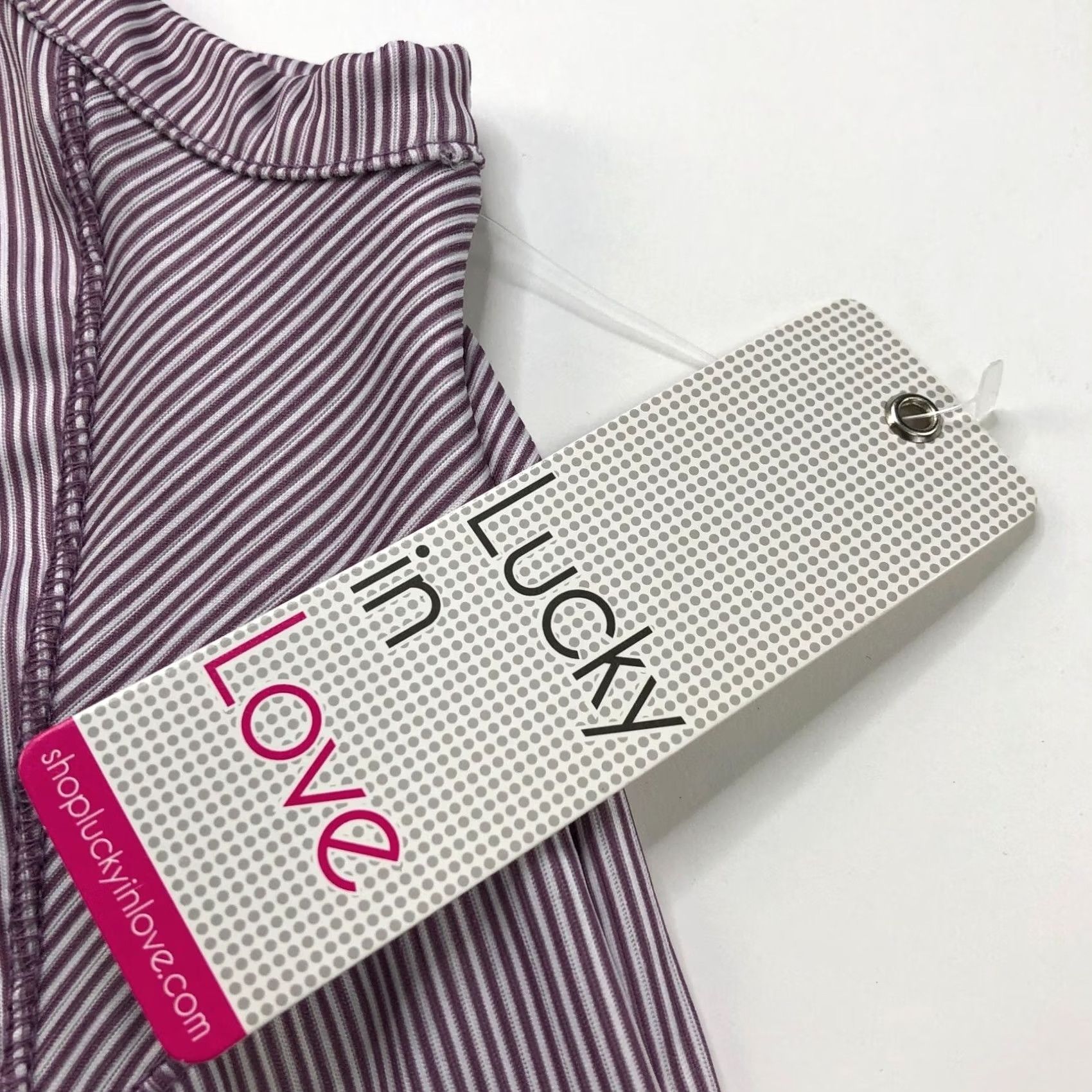 Vintage Lucky In Love XS Womens Activewear Tank Pullover Top Purple Sports Tennis Golf Athleisure Size XS / US 0-2 / IT 36-38 - 4 Thumbnail
