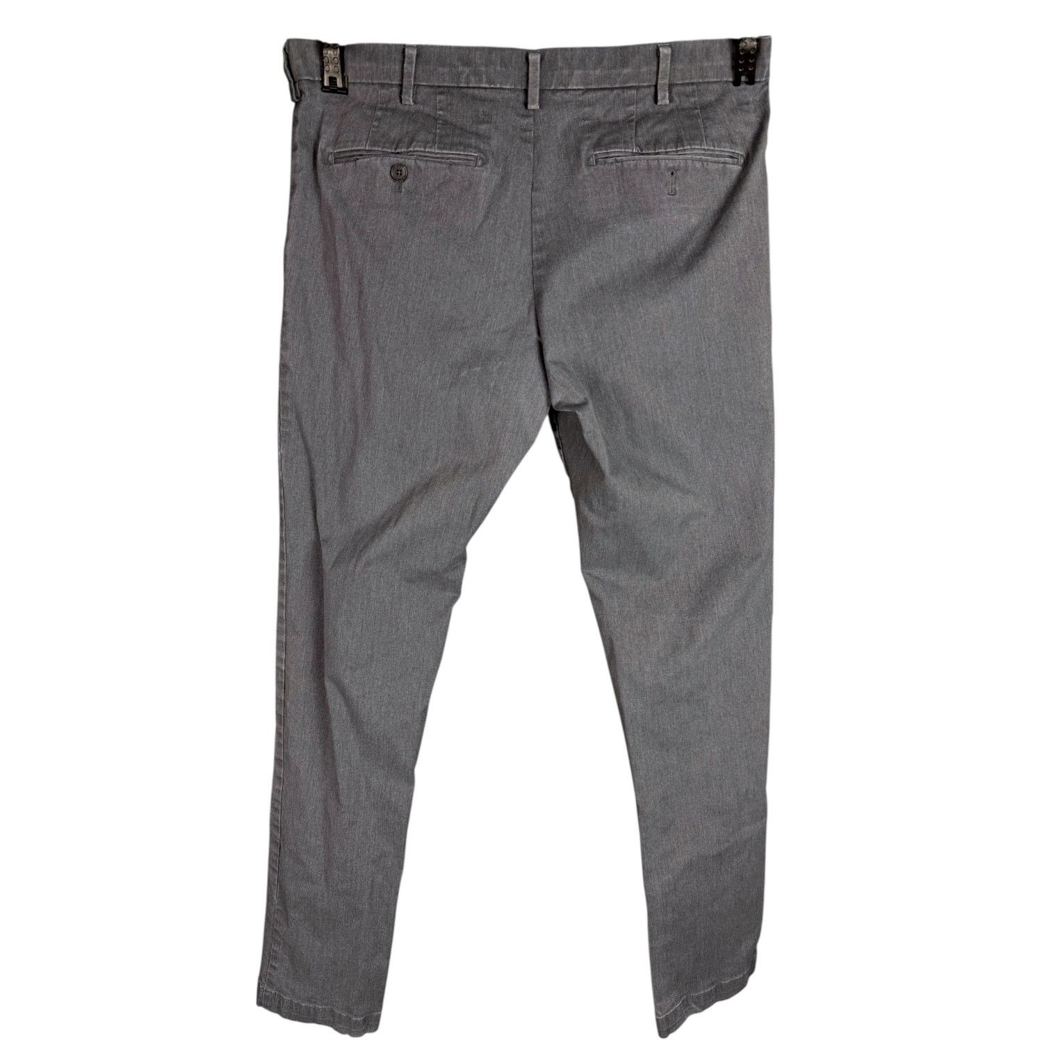 Uniqlo Men's Uniqlo Slim Straight Gray Stretch Khaki Pants 35x34 Size US 35 - 6 Thumbnail